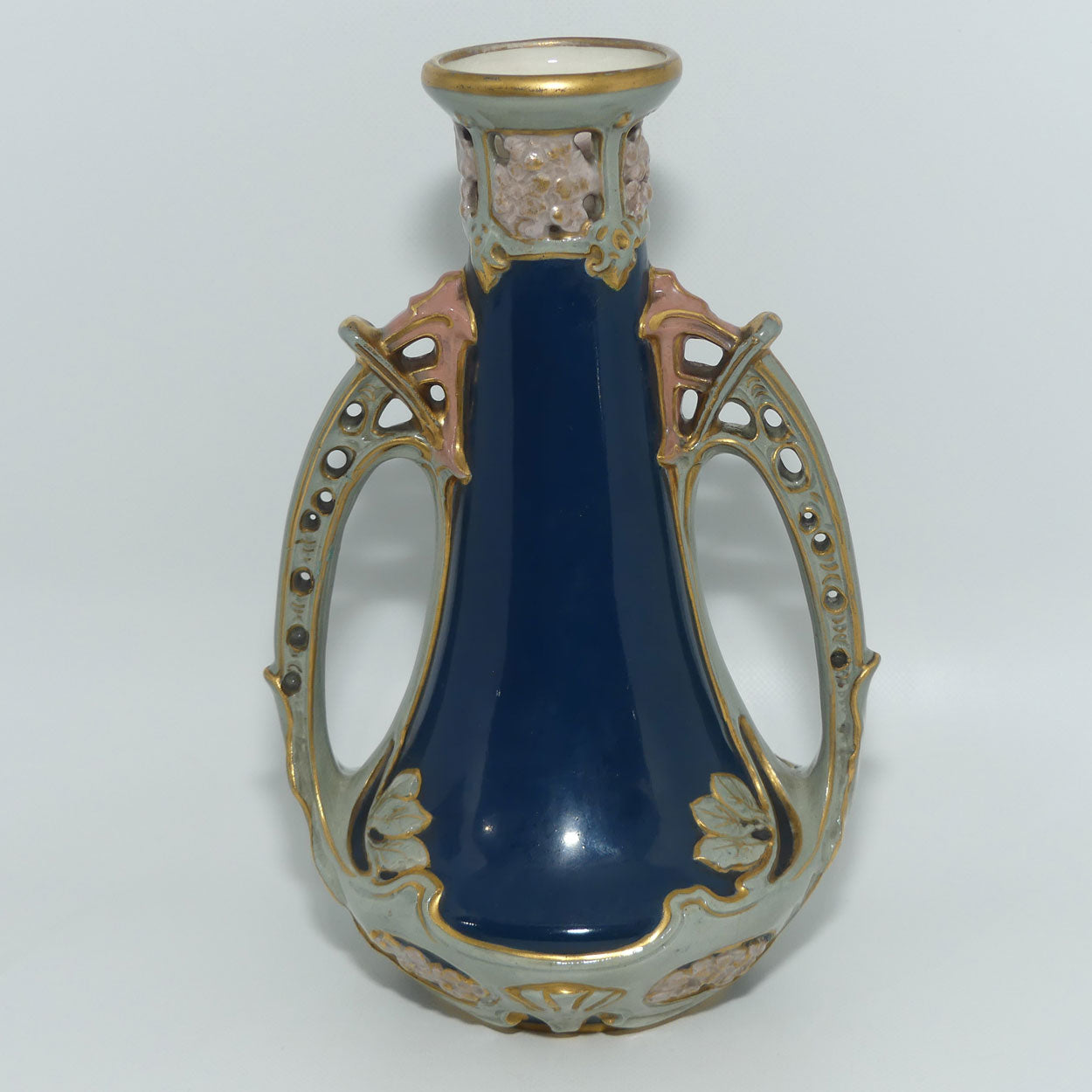 Ernst Wahliss Vienna Australia pair of Art Nouveau vases with Maidens | signed RP