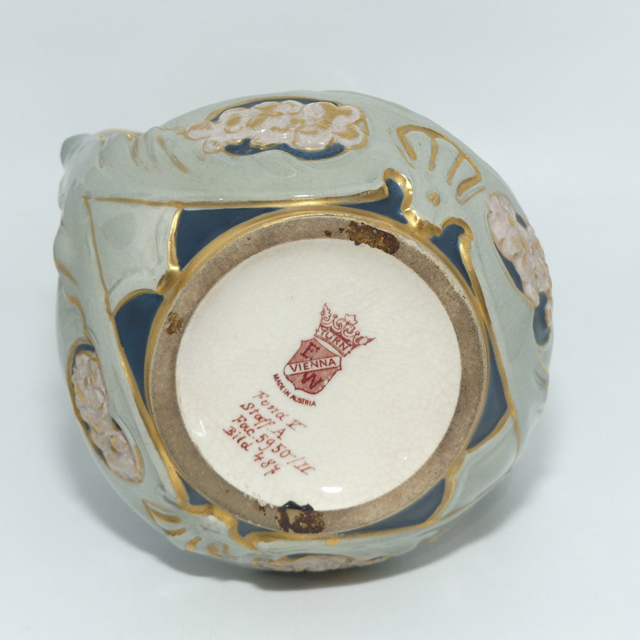 Ernst Wahliss Vienna Australia pair of Art Nouveau vases with Maidens | signed RP