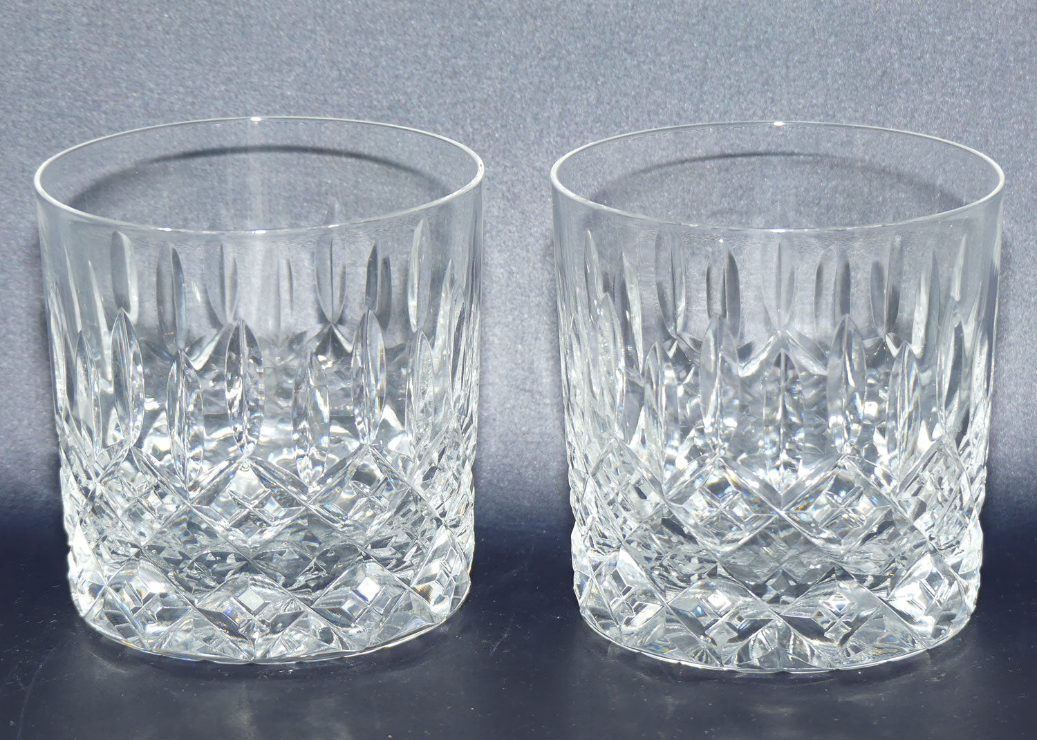Stuart Crystal Shaftesbury pattern | pair of Whisky tumblers | 175ml