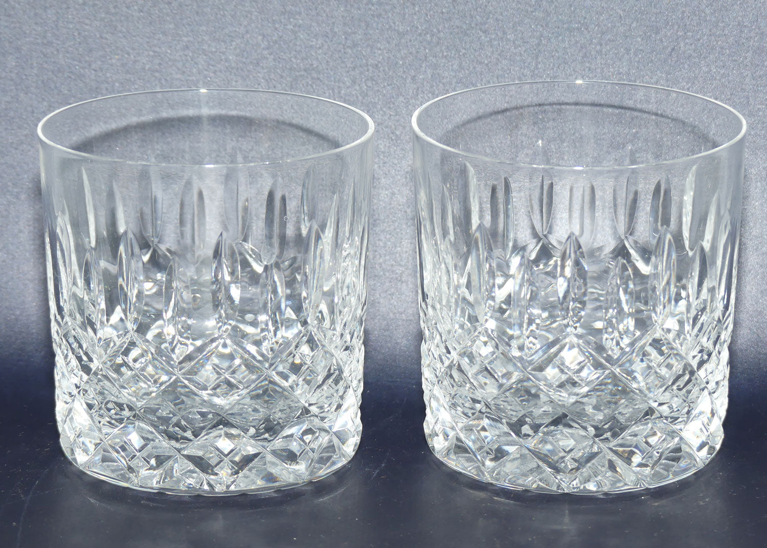 Stuart Crystal Shaftesbury pattern | pair of Whisky tumblers | 175ml
