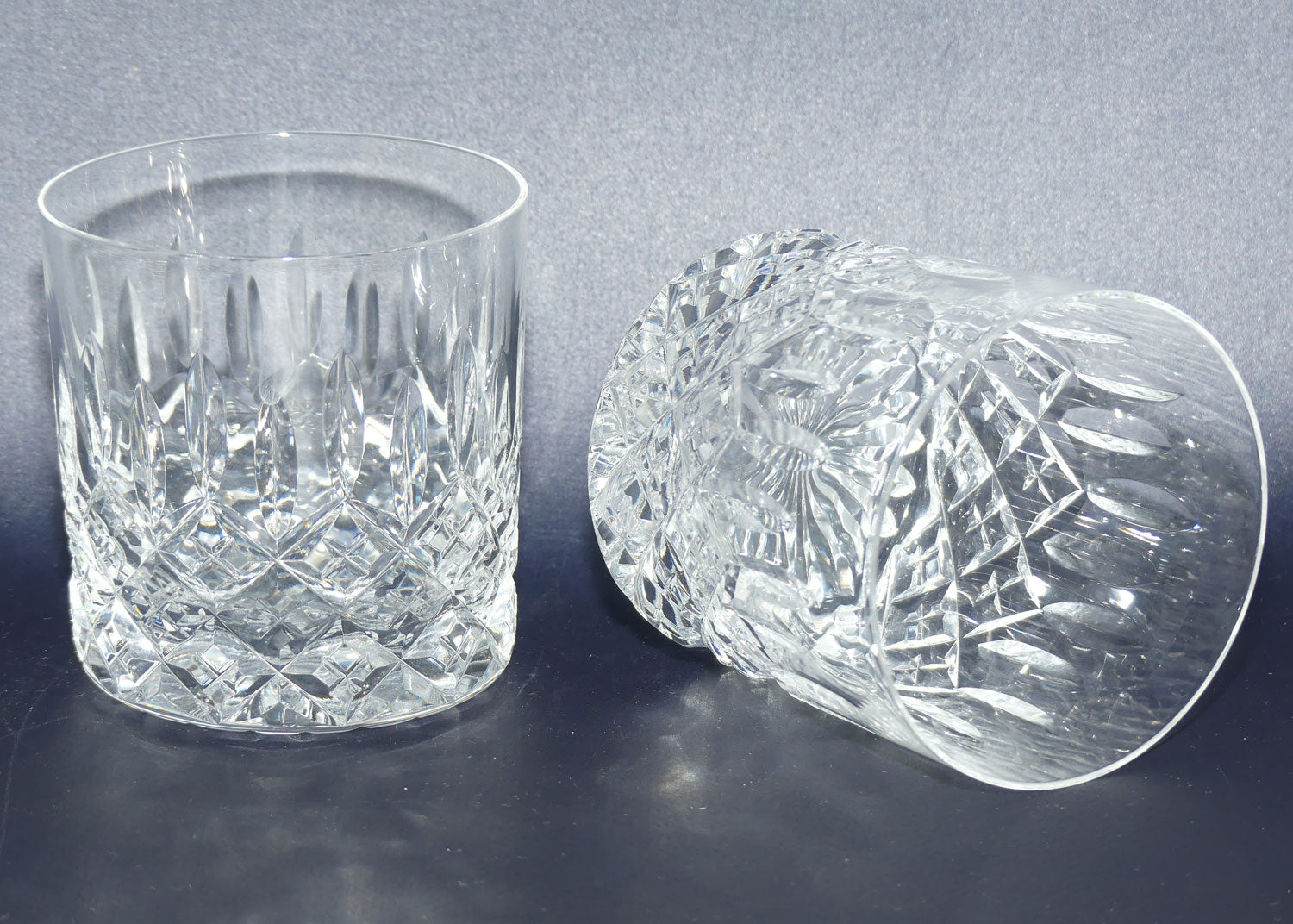 Stuart Crystal Shaftesbury pattern | pair of Whisky tumblers | 175ml