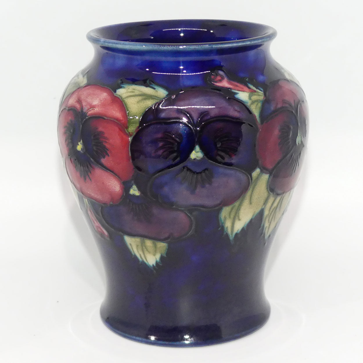 William Moorcroft Pansy 146/5 vase