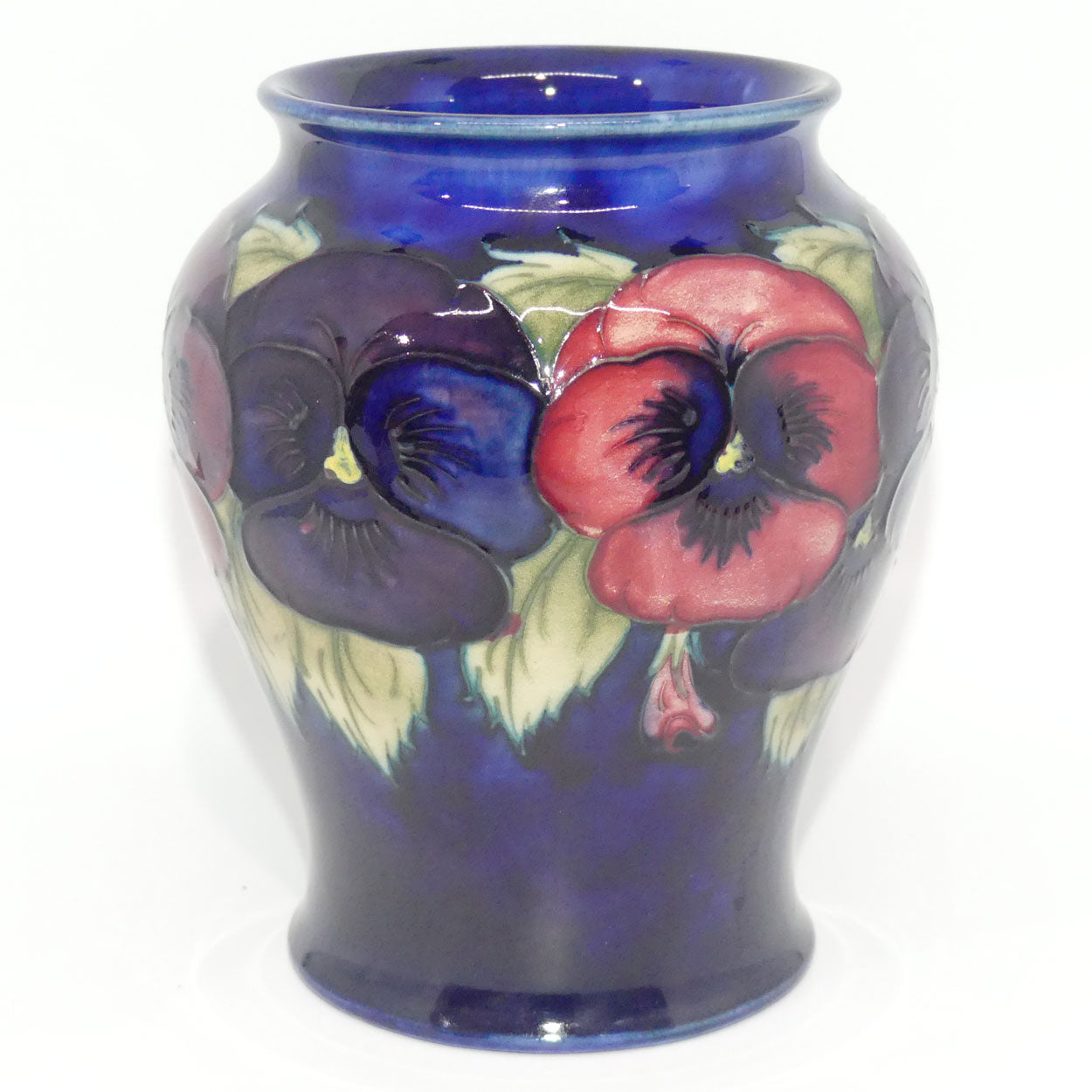 William Moorcroft Pansy 146/5 vase