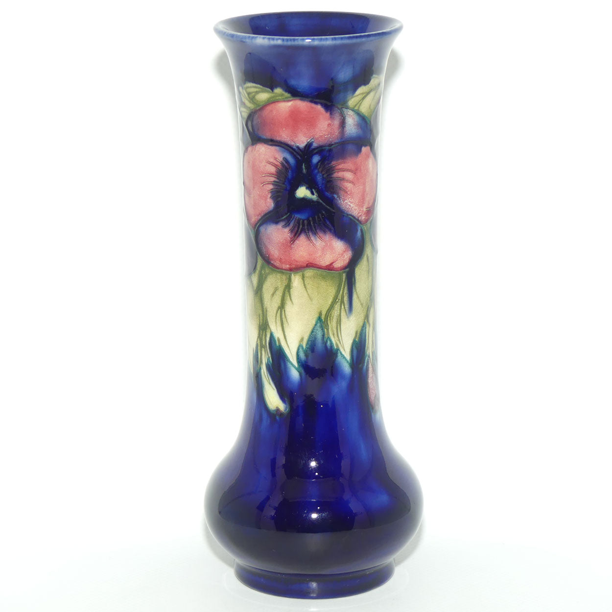William Moorcroft Pansy 153/8 vase