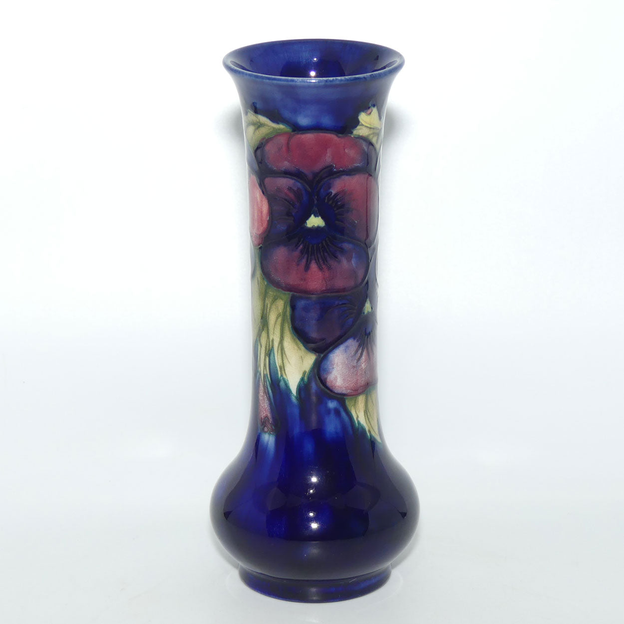 William Moorcroft Pansy 153/8 vase