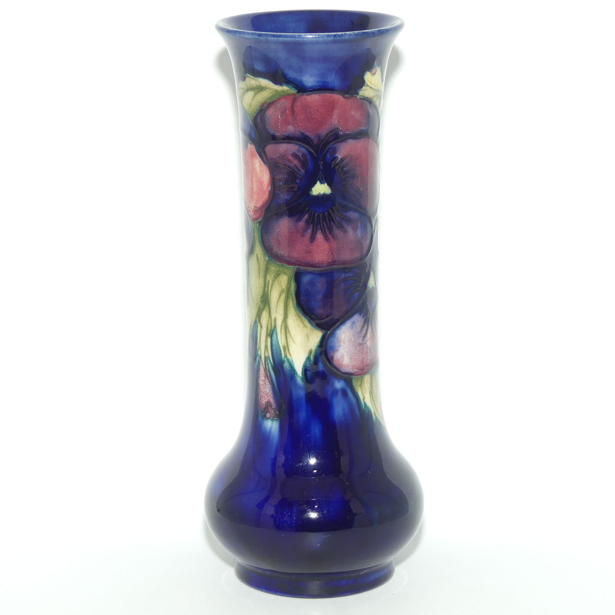 William Moorcroft Pansy 153/8 vase