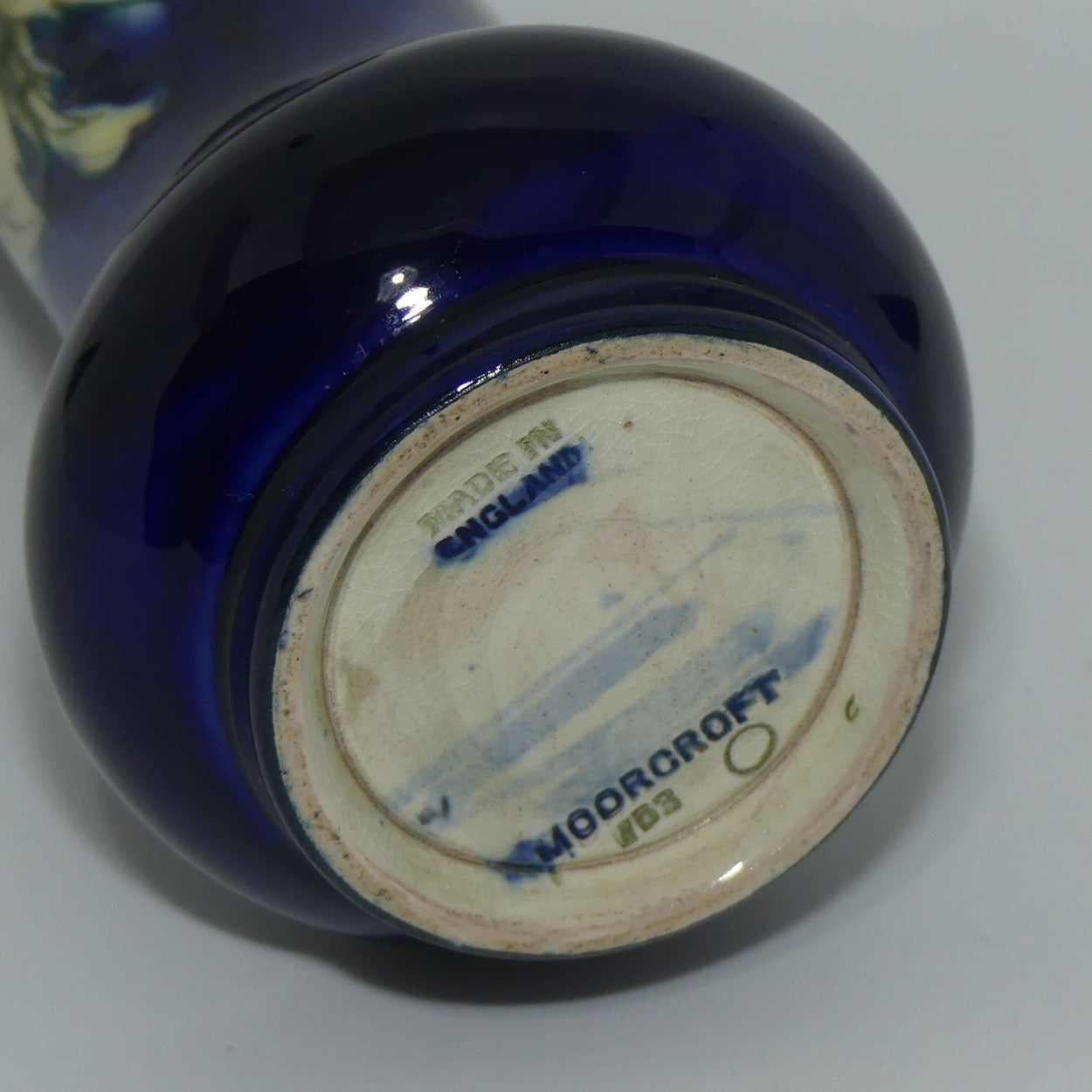 William Moorcroft Pansy 153/8 vase