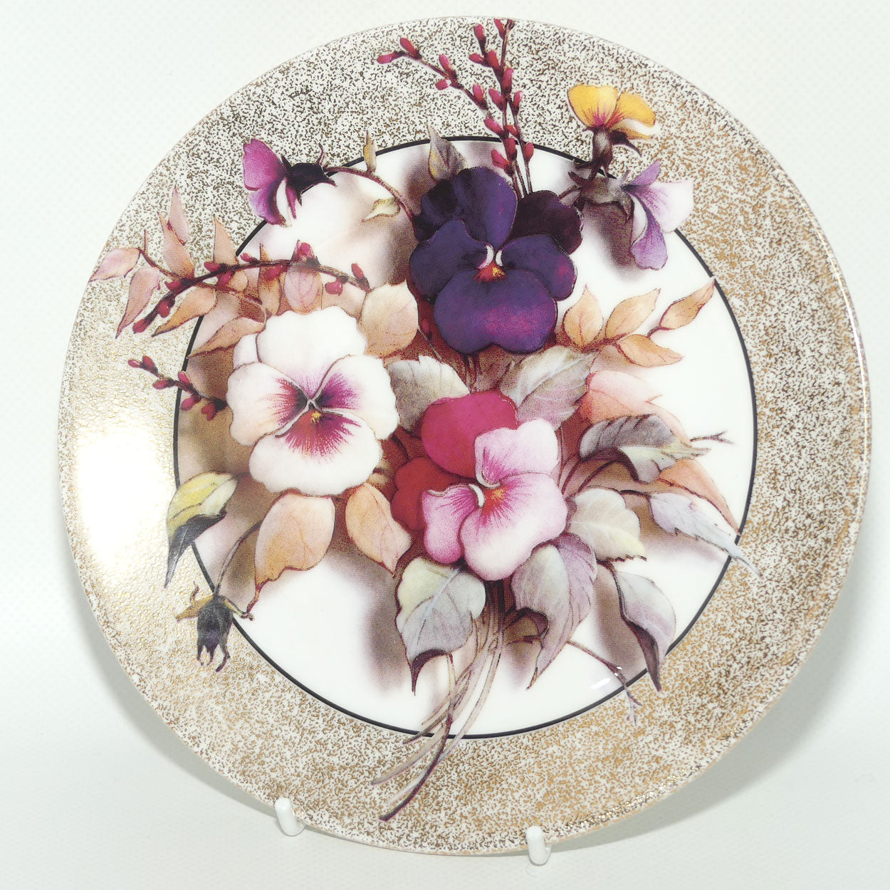 Bradex 26 R76 027.1 plate | Floral Illusions | Pansy