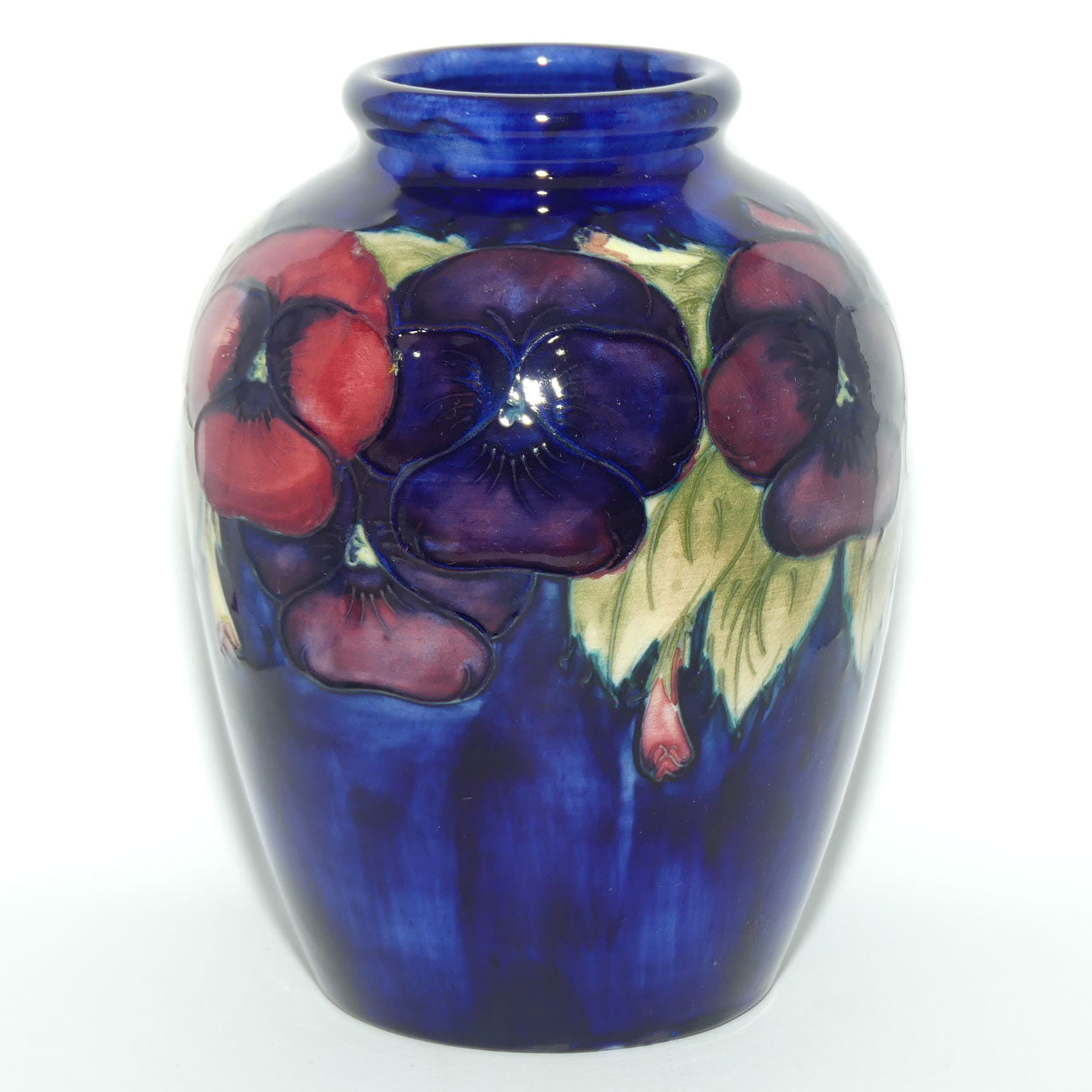 William Moorcroft Pansy 214/6 vase