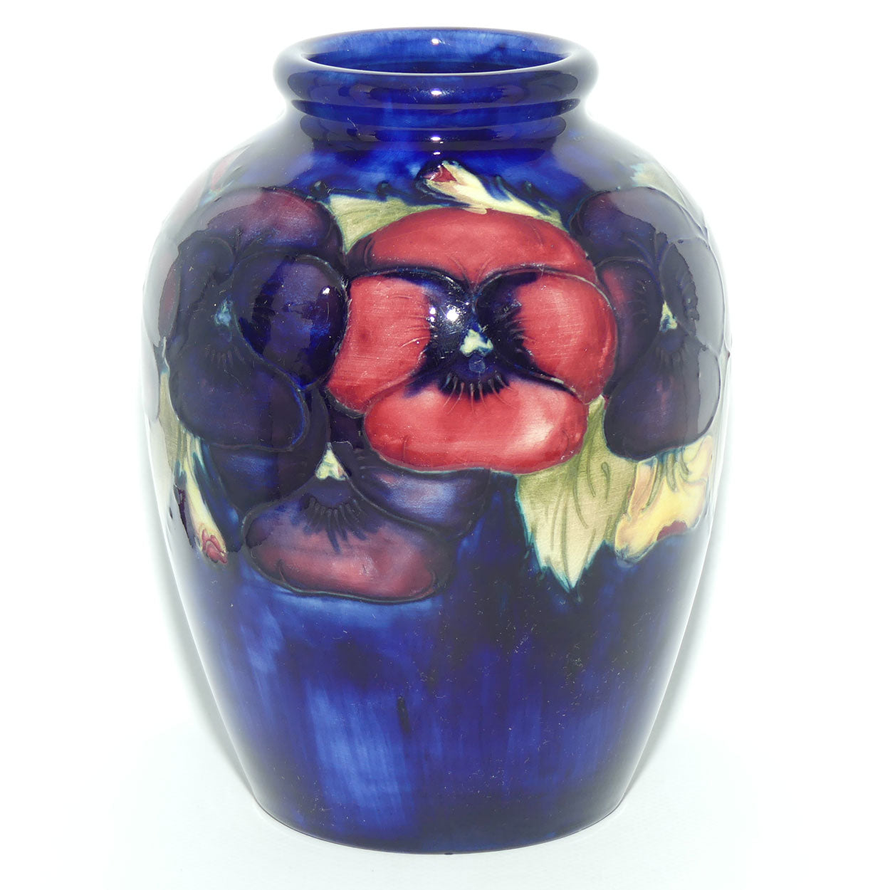 William Moorcroft Pansy 214/6 vase