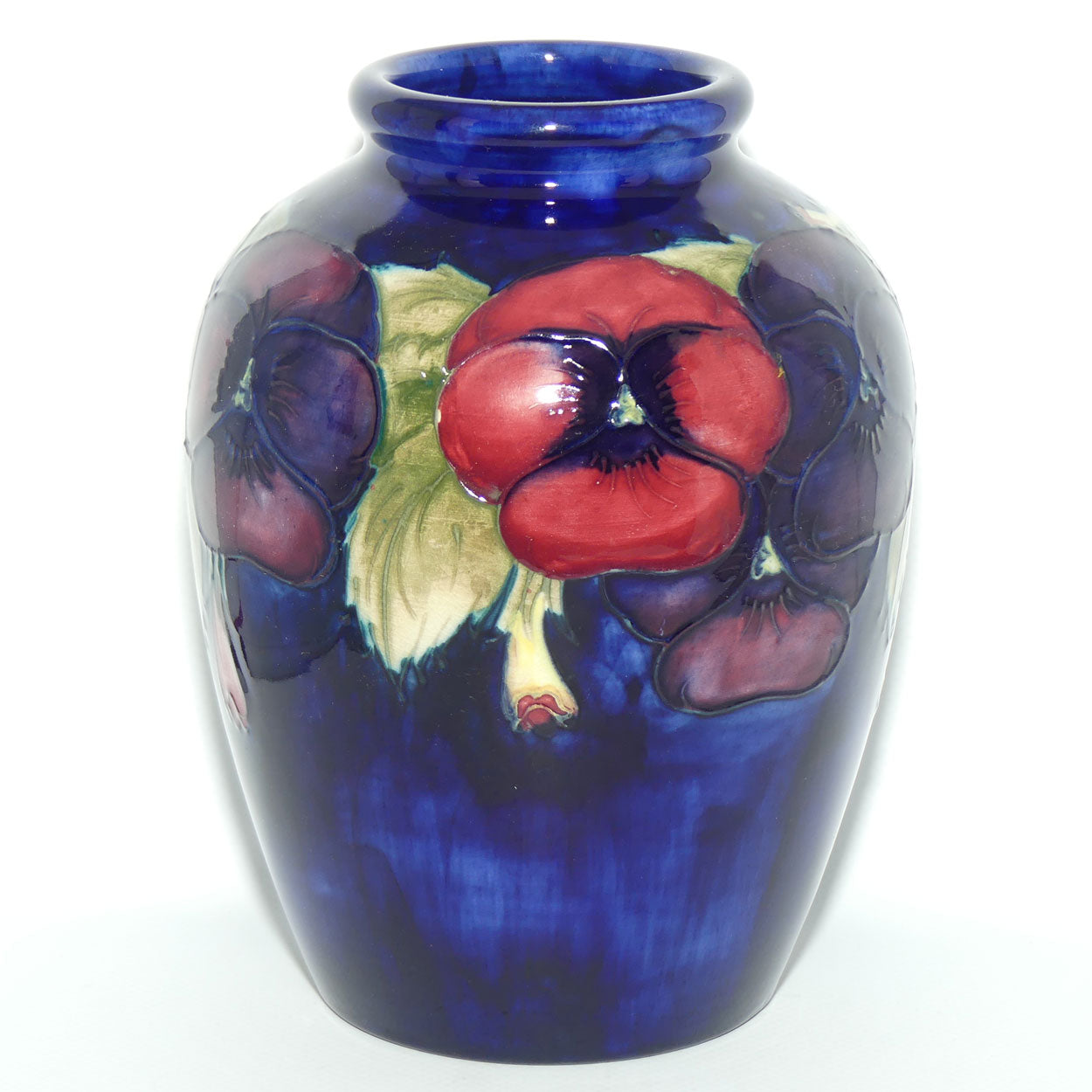 William Moorcroft Pansy 214/6 vase