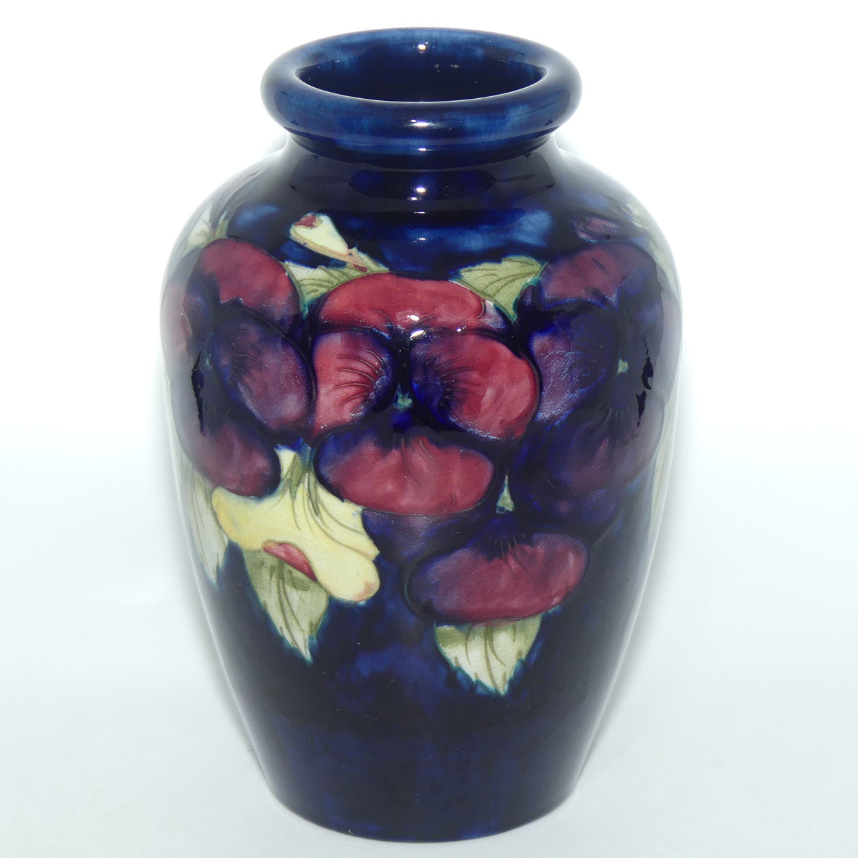 William Moorcroft Pansy 24/8 vase