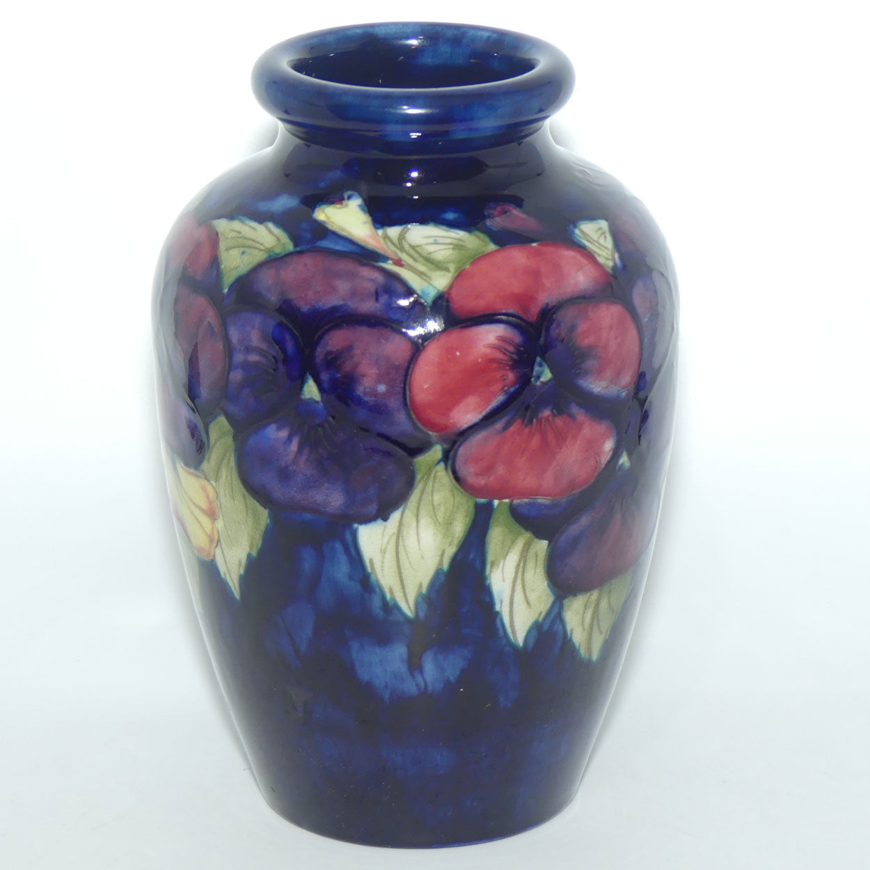 William Moorcroft Pansy 24/8 vase