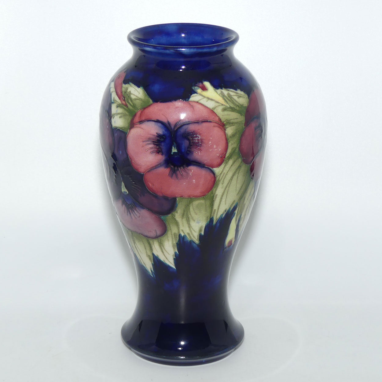 William Moorcroft Pansy 45/9 vase