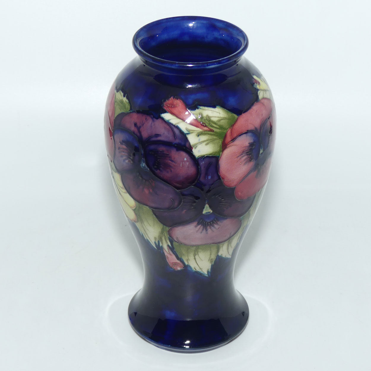 William Moorcroft Pansy 45/9 vase