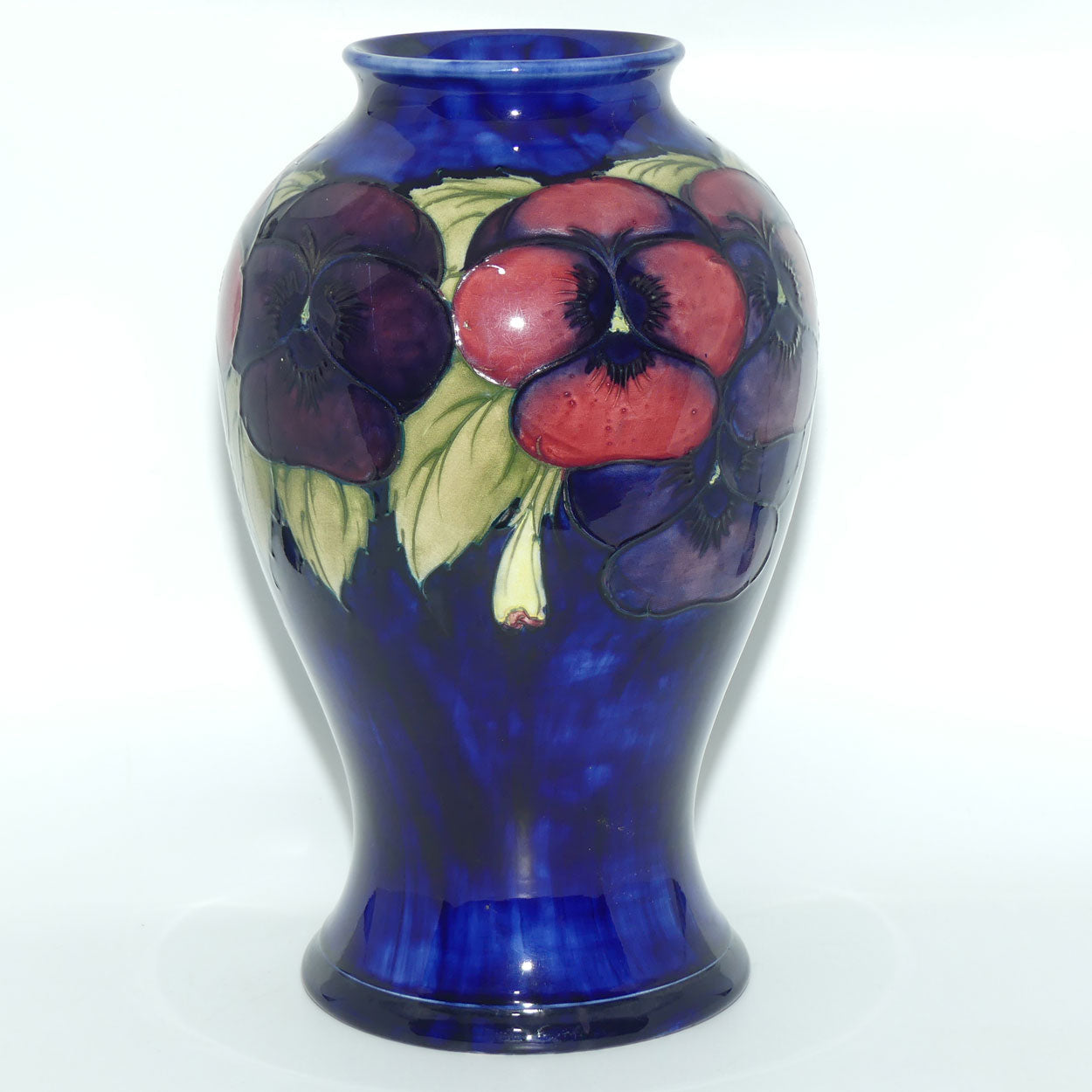 William Moorcroft Pansy 65/12 vase