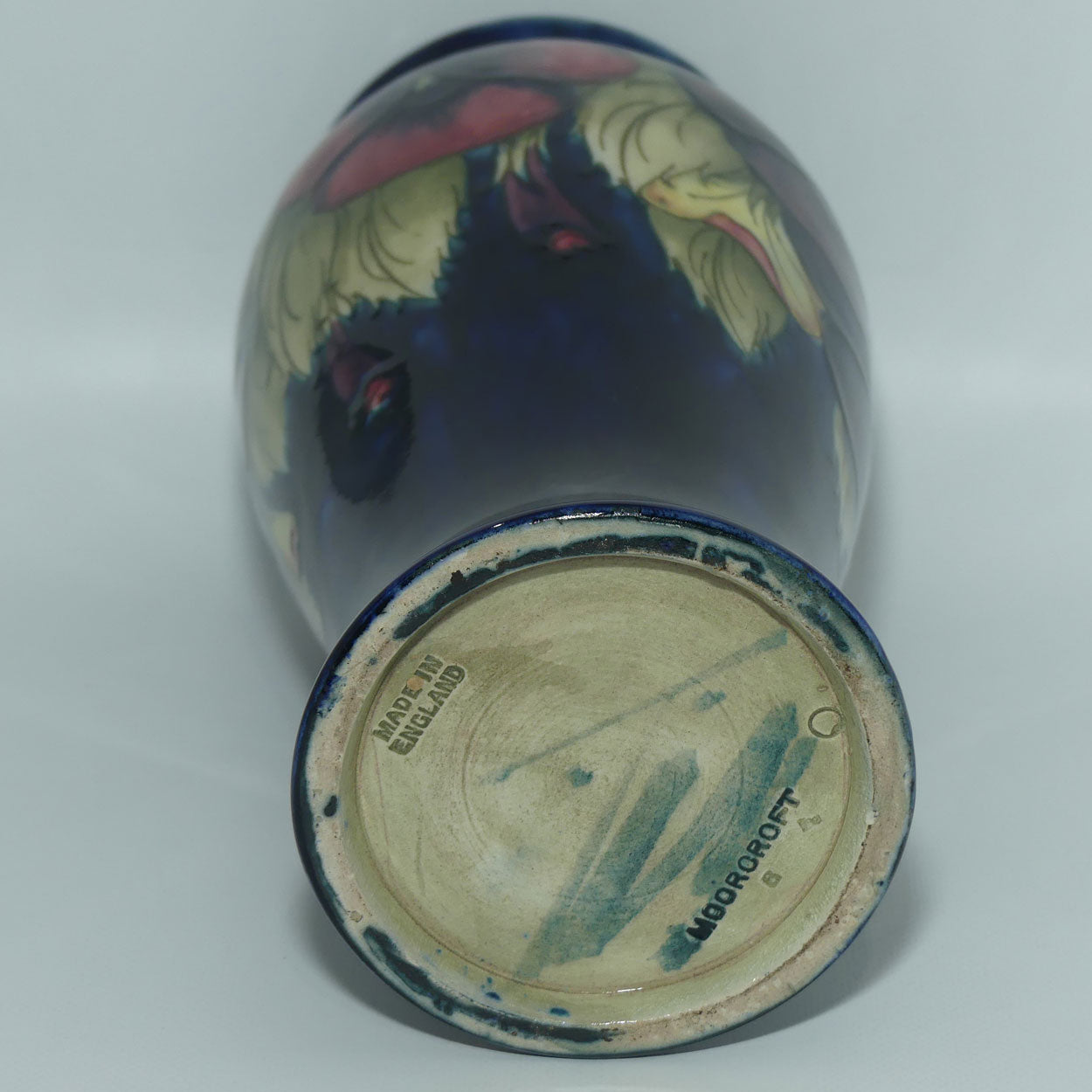 William Moorcroft Pansy 6/8 vase