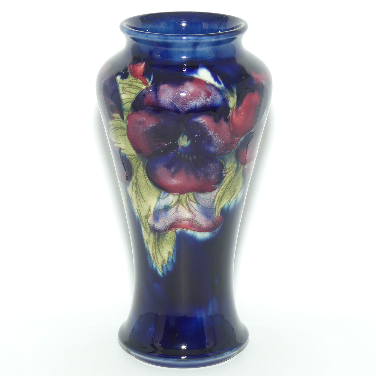 William Moorcroft Pansy 72/7 vase