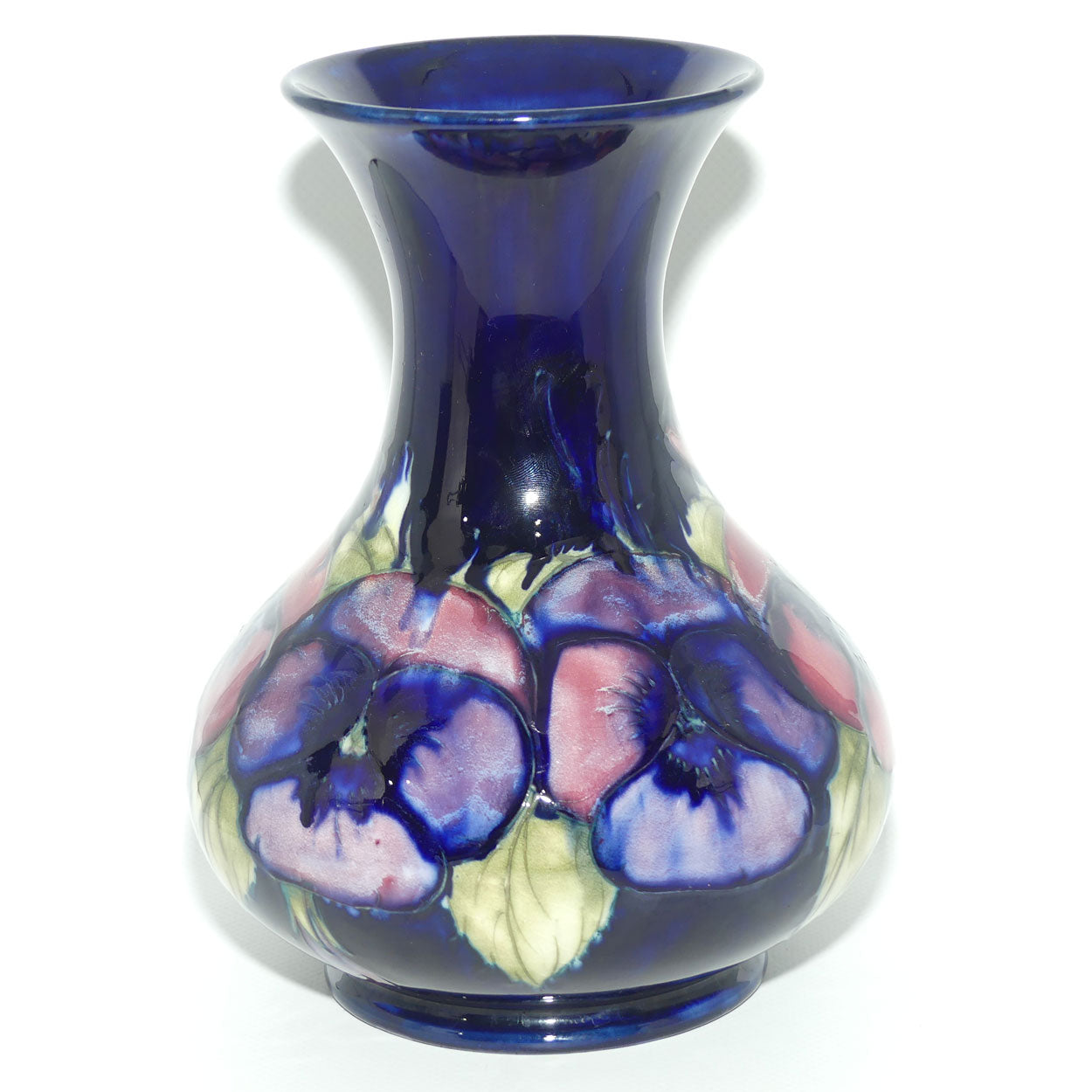 William Moorcroft Pansy M1/8 vase