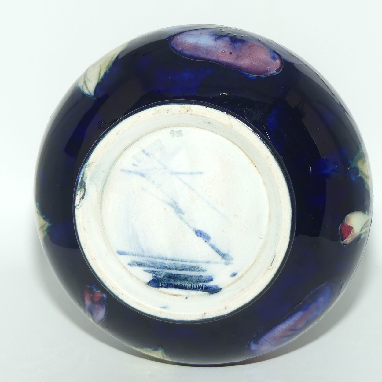 William Moorcroft Pansy M1/8 vase