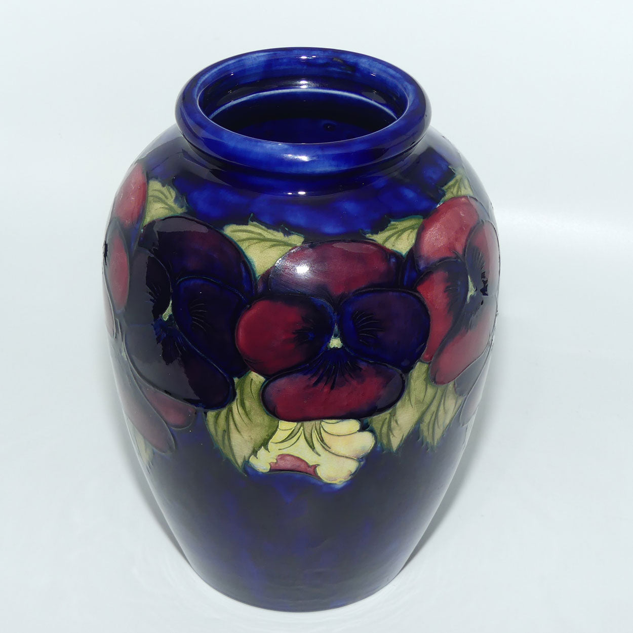 William Moorcroft Pansy 216/10 vase