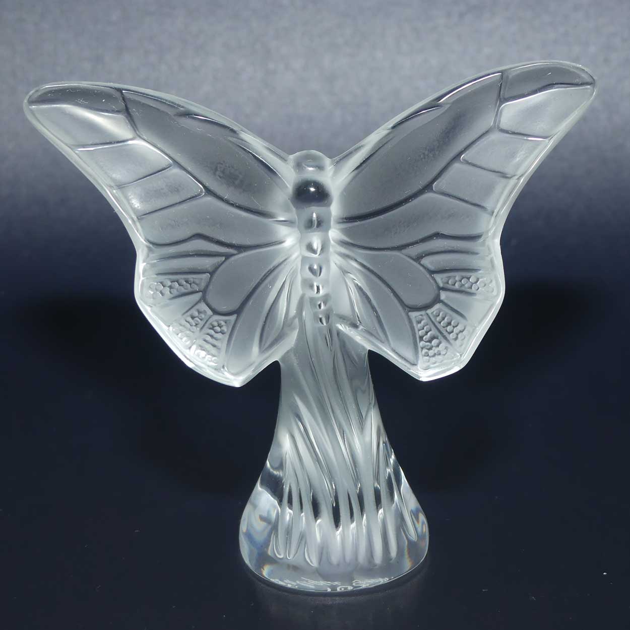Lalique France Papillon Butterfly figure | Clear and Frosted | #1