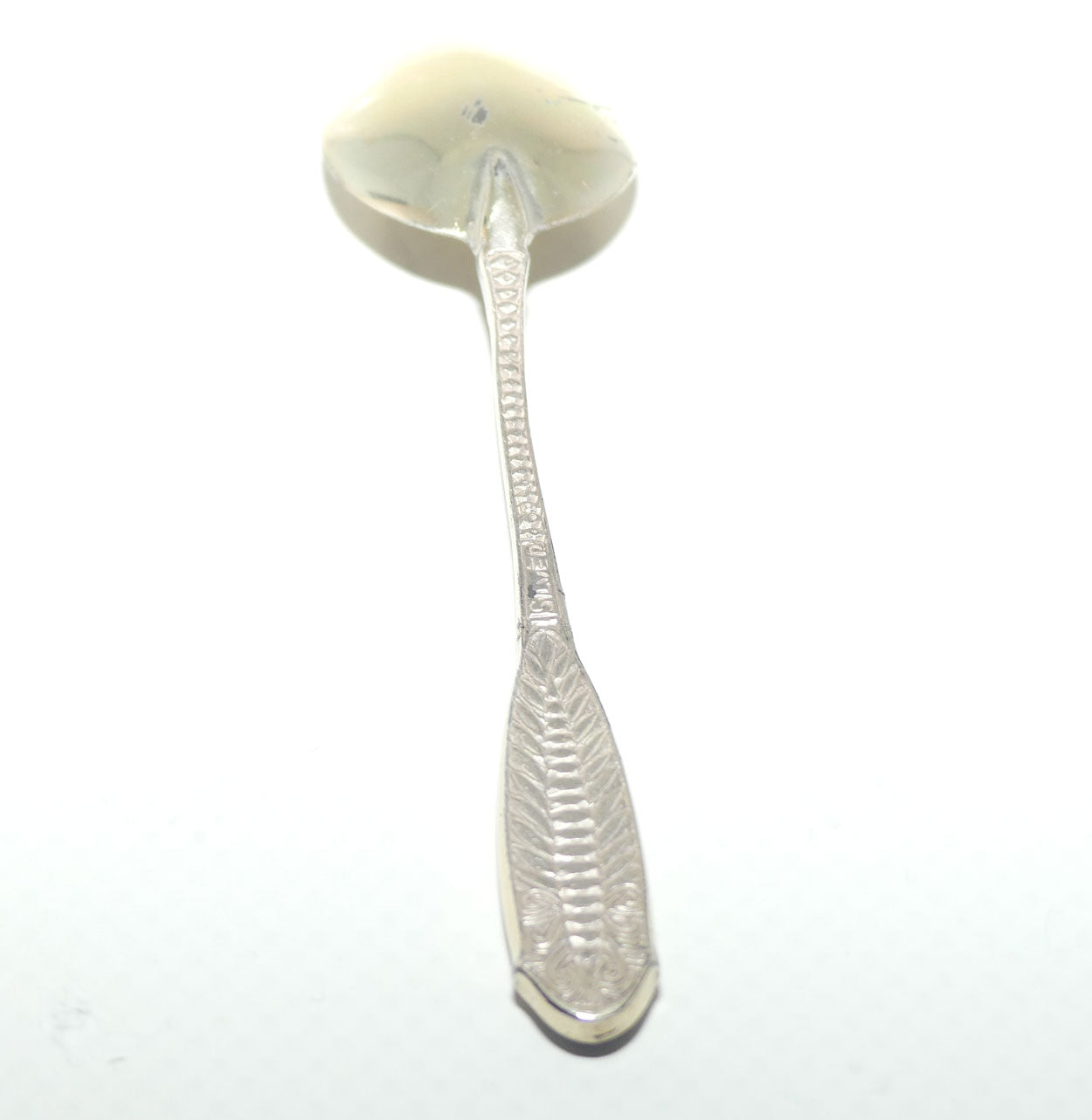 New Zealand Sterling Silver souvenir teaspoon | Paua Shell set handle