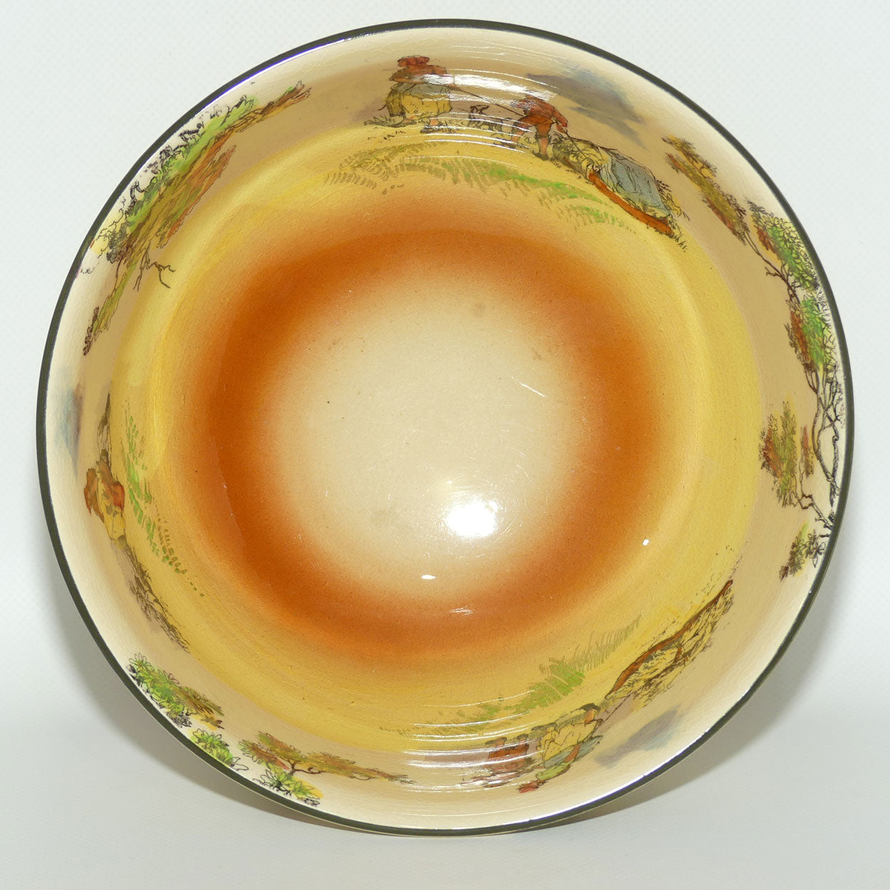 Royal Doulton Gleaners and Gypsies pedestal fruit bowl D4983