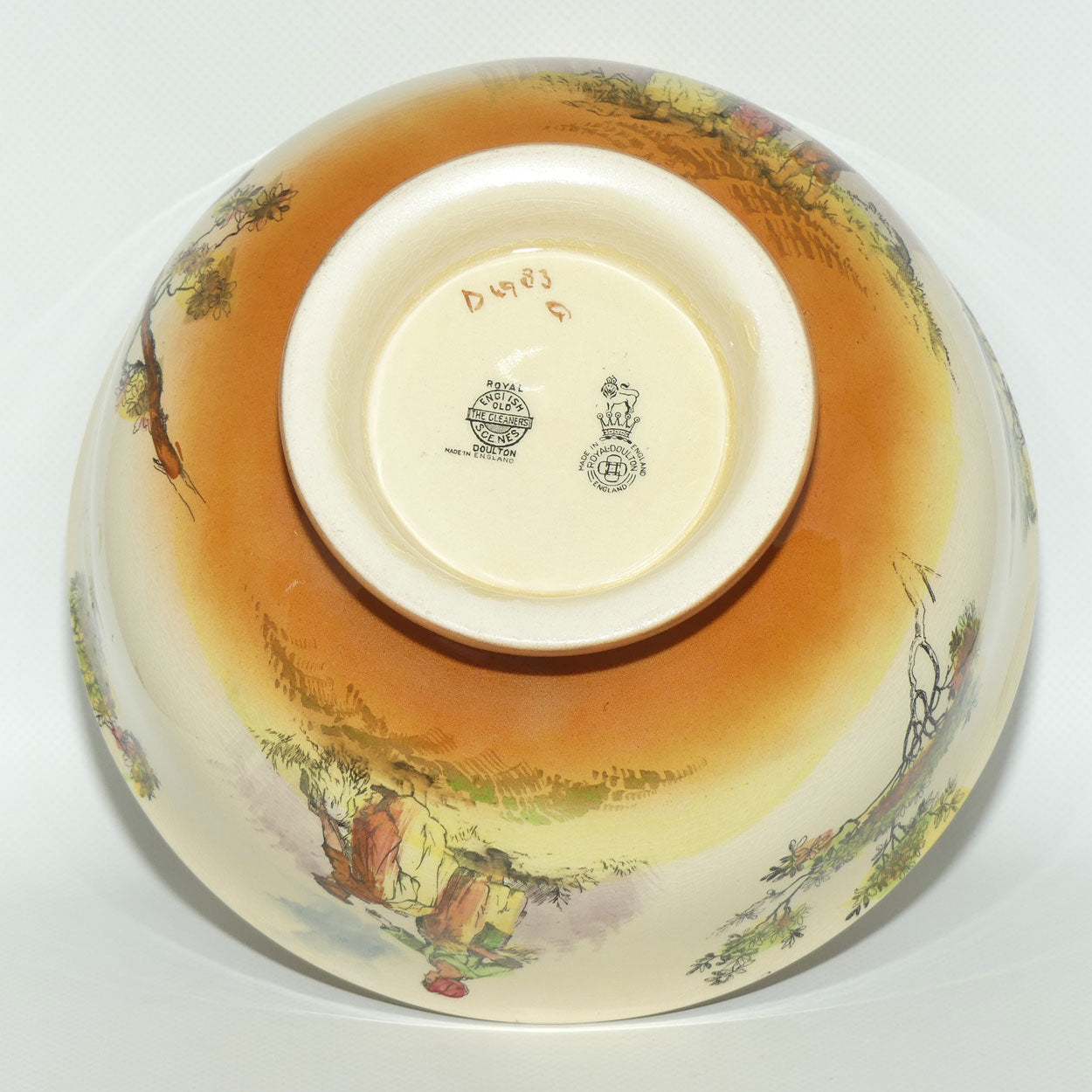 Royal Doulton Gleaners and Gypsies pedestal fruit bowl D4983