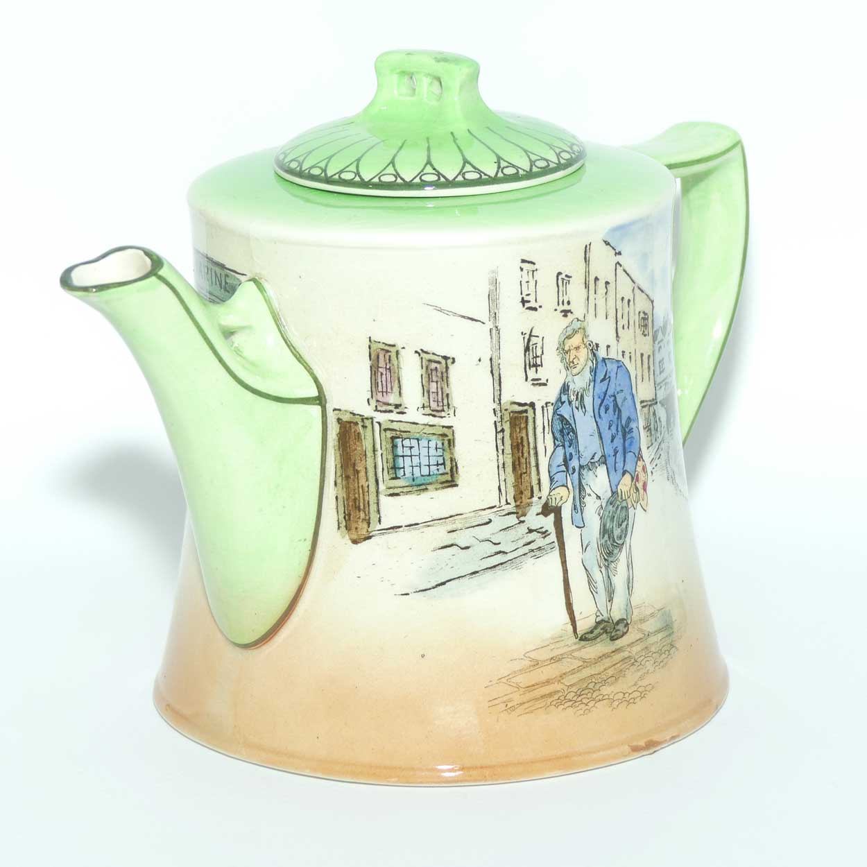 Royal Doulton Dickens Old Peggoty teapot D2973 | Corinth shape