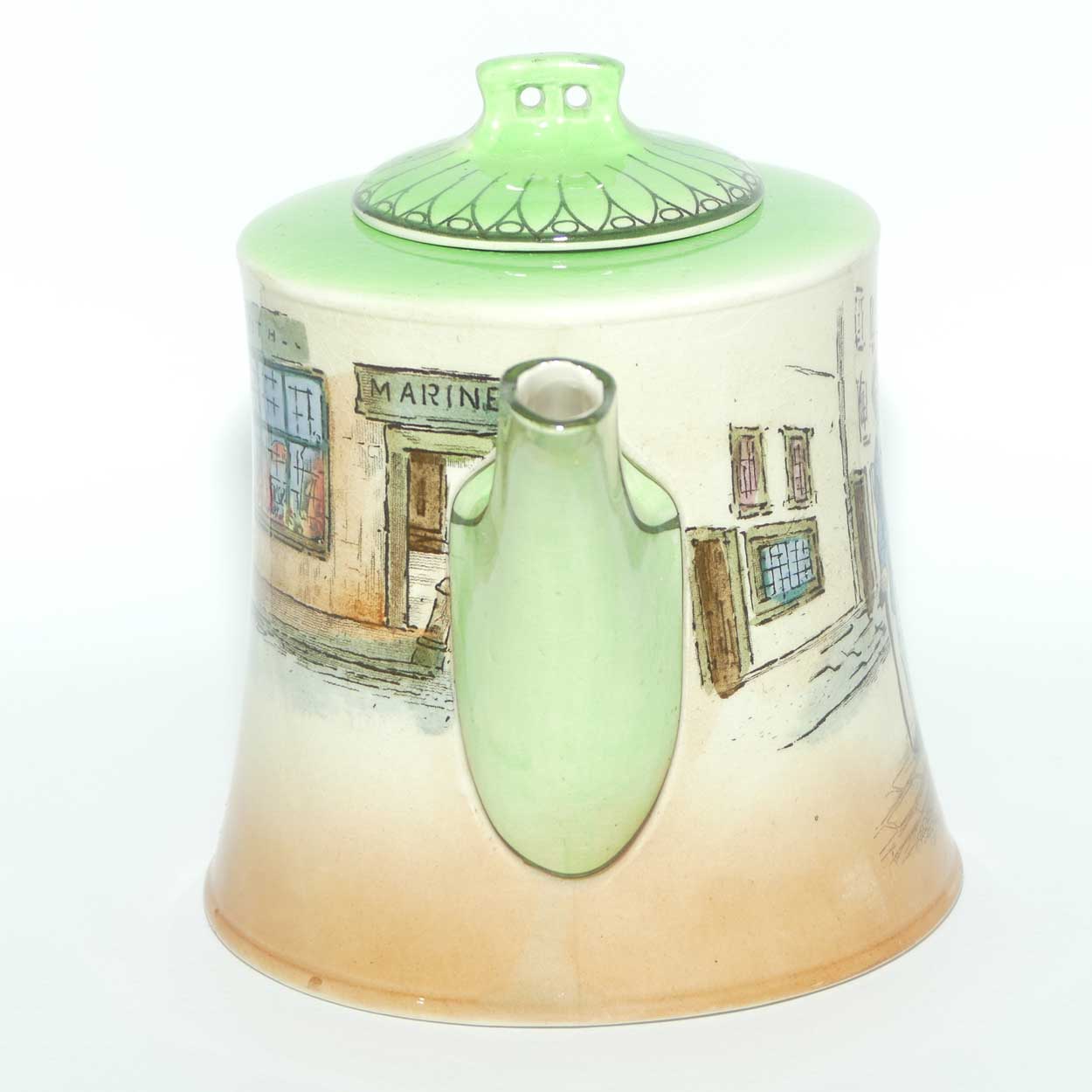 Royal Doulton Dickens Old Peggoty teapot D2973 | Corinth shape