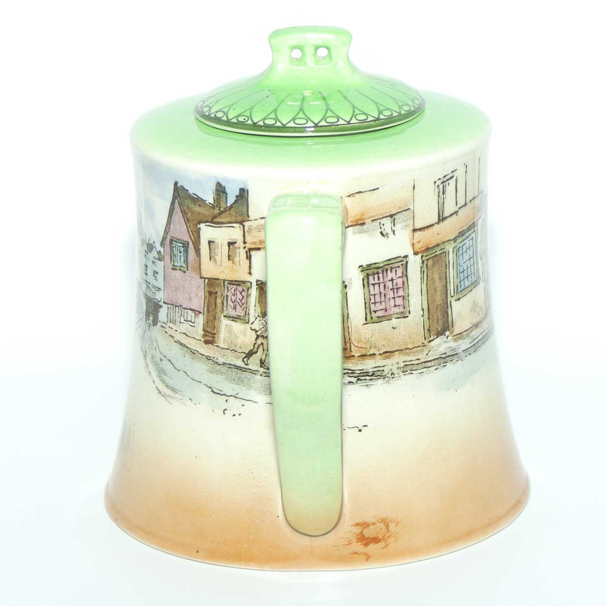 Royal Doulton Dickens Old Peggoty teapot D2973 | Corinth shape