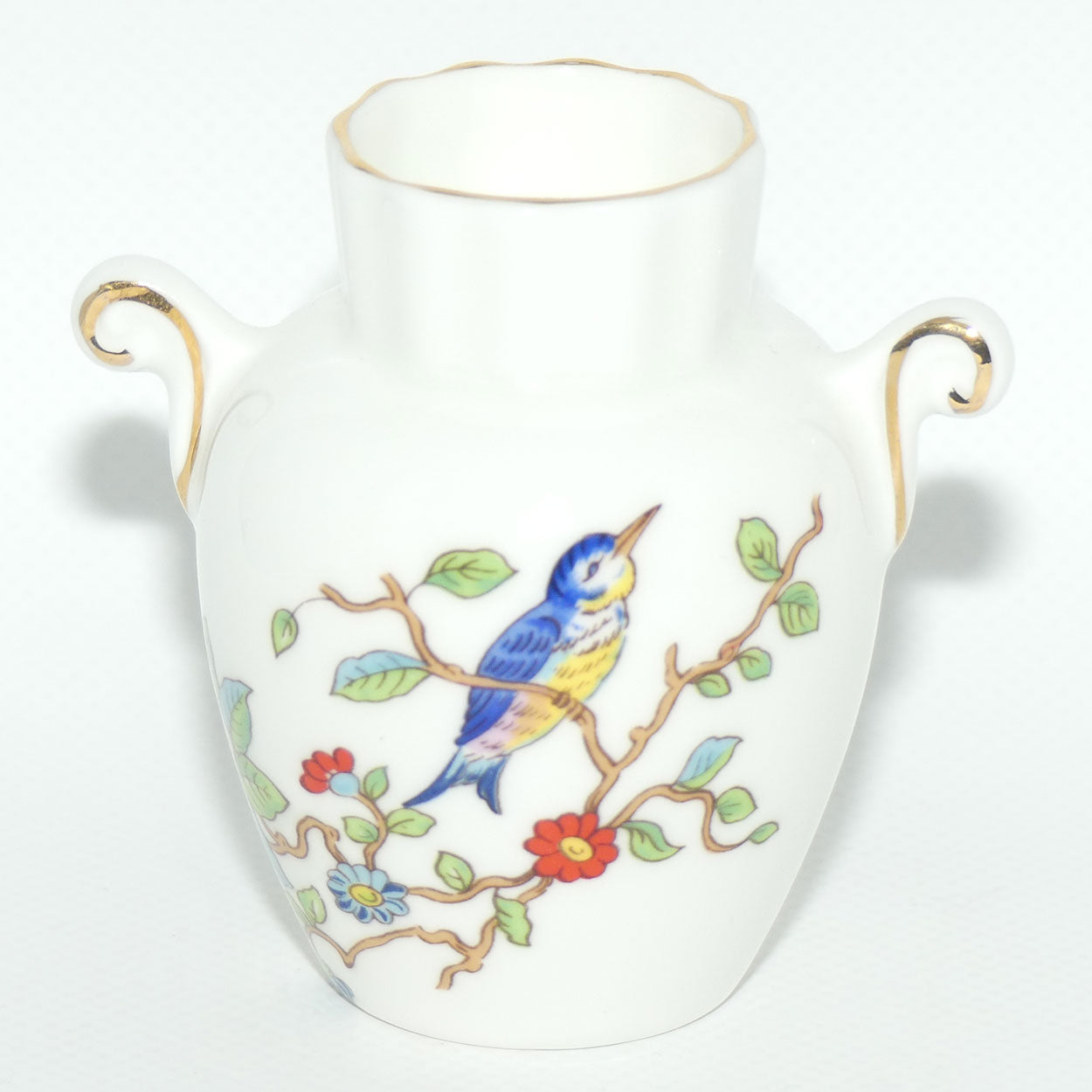 Aynsley Pembroke pattern double handle miniature vase