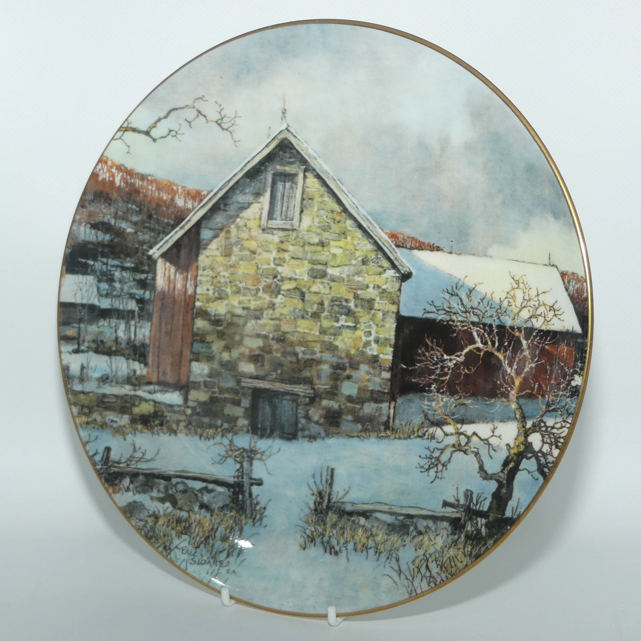 Royal Doulton Eric Sloane plate #1 | Pennsylvania Pastorale
