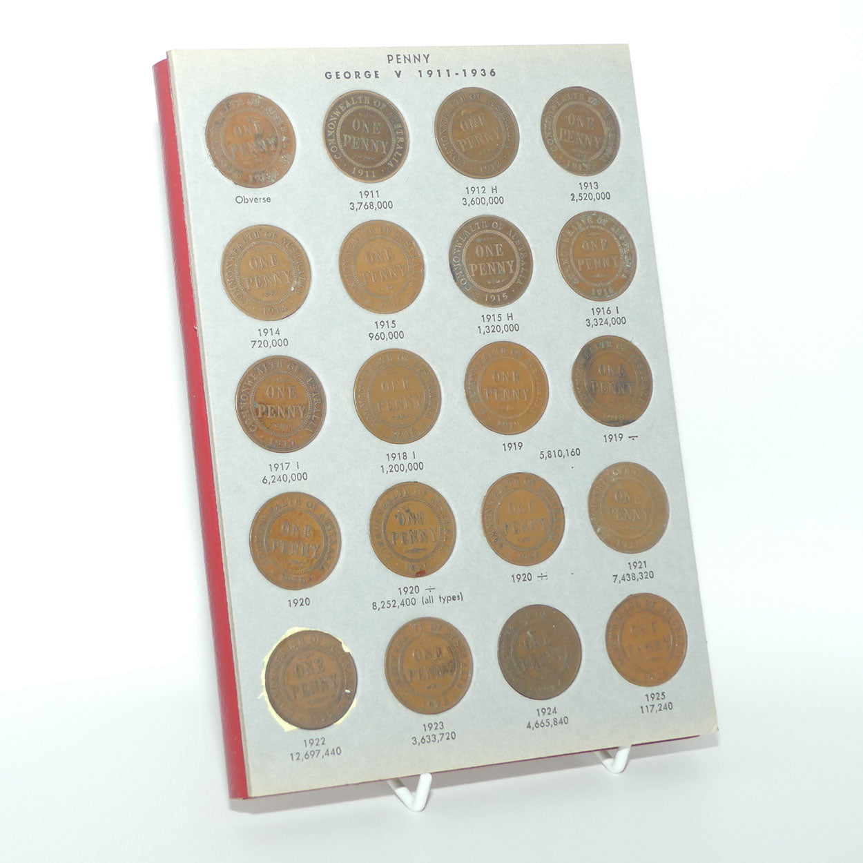 Hendo Australian Coin Album | Penny Set Complete but no 1930