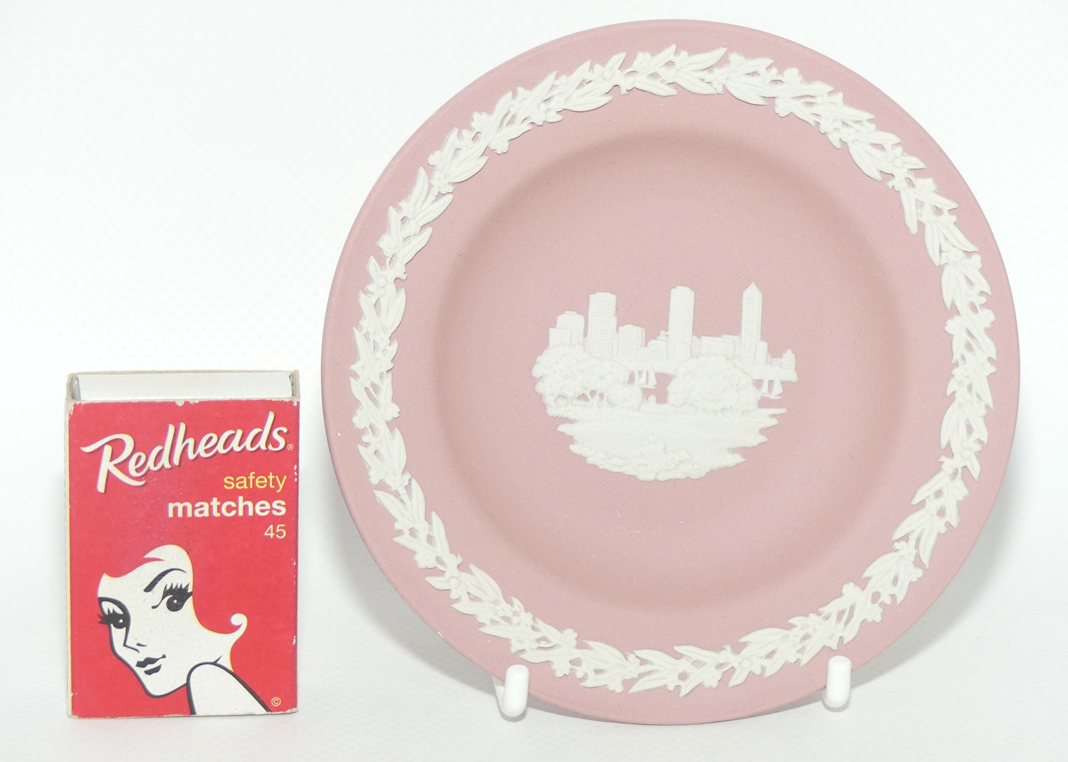 Wedgwood Jasper | Australian Capital City | Perth | Miniature Plate | Boxed + Cert