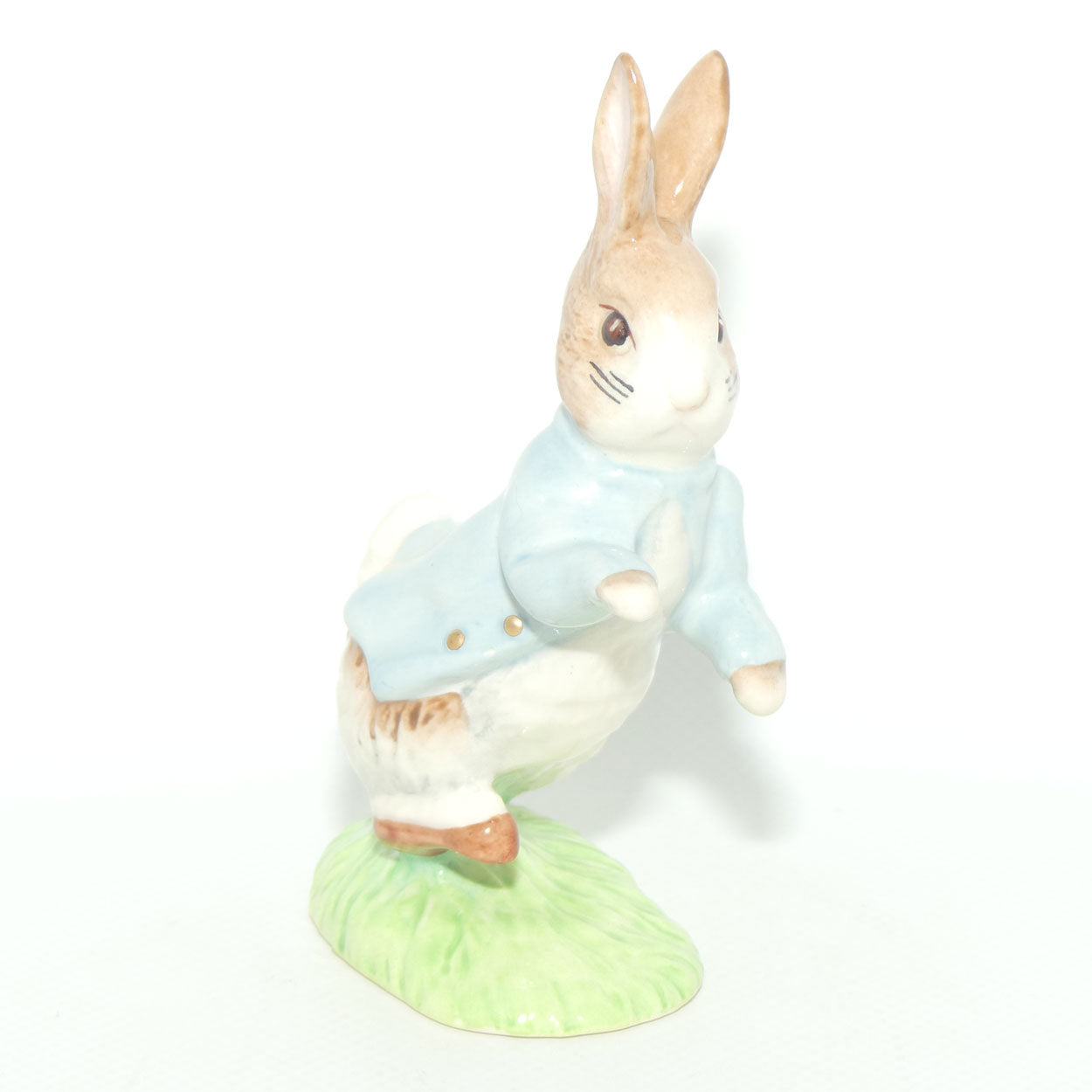 Beswick Beatrix Potter Peter Rabbit | Gold Buttons | BP9b | boxed