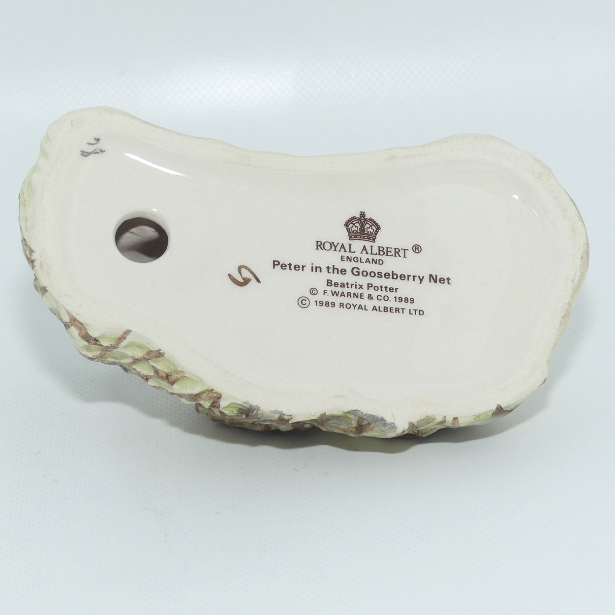 Royal Albert Beatrix Potter Peter in the Gooseberry Net