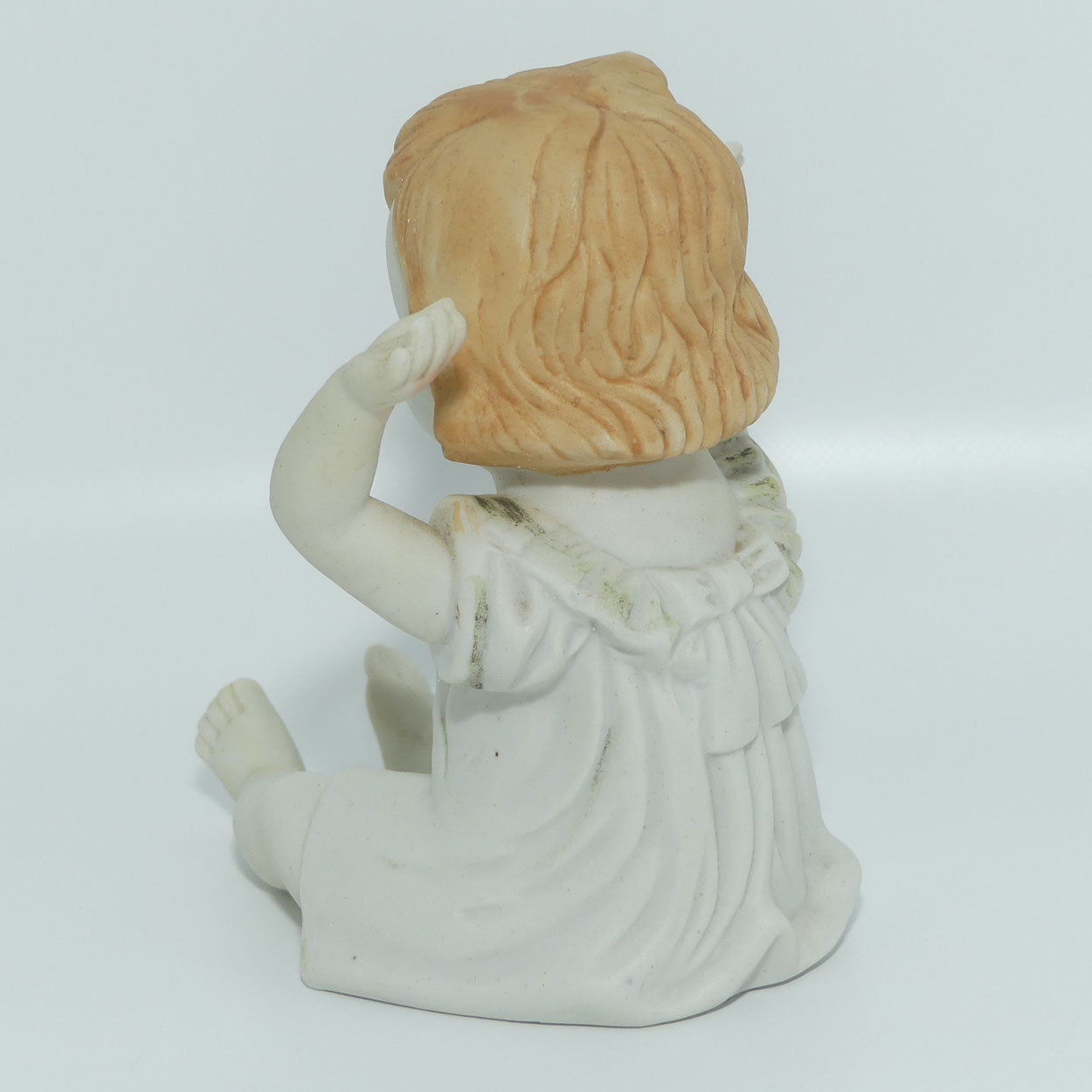 Vintage Bisque Piano Doll | Hands Up