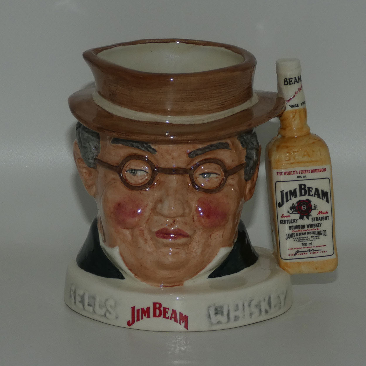 D- Royal Doulton small character jug Mr Pickwick | Pick Kwik Derby Jim Beam