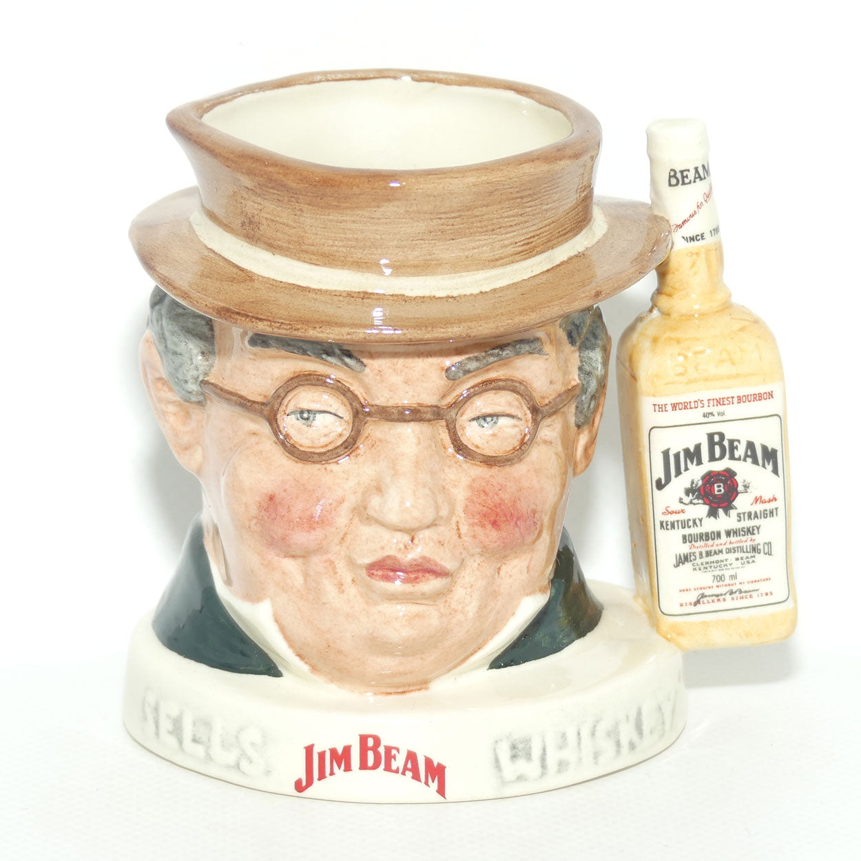 D- Royal Doulton small character jug Mr Pickwick | Pick Kwik Derby Jim Beam