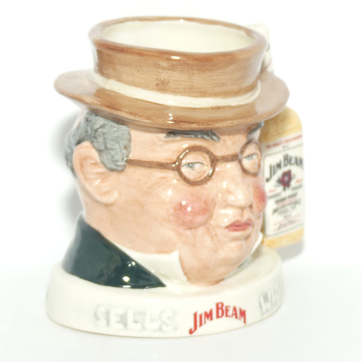 D- Royal Doulton small character jug Mr Pickwick | Pick Kwik Derby Jim Beam