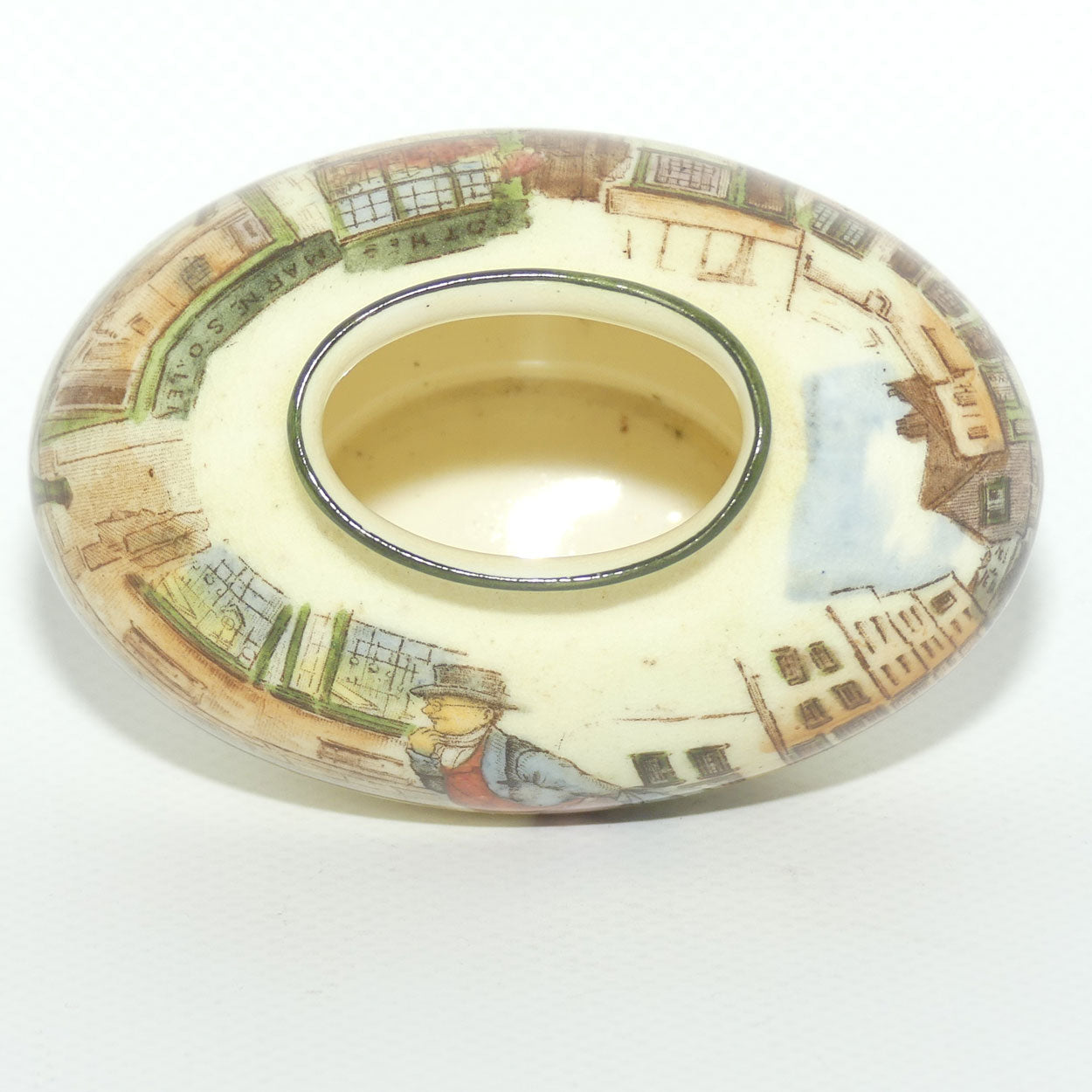 Royal Doulton Dickens Mr Pickwick miniature oval vase