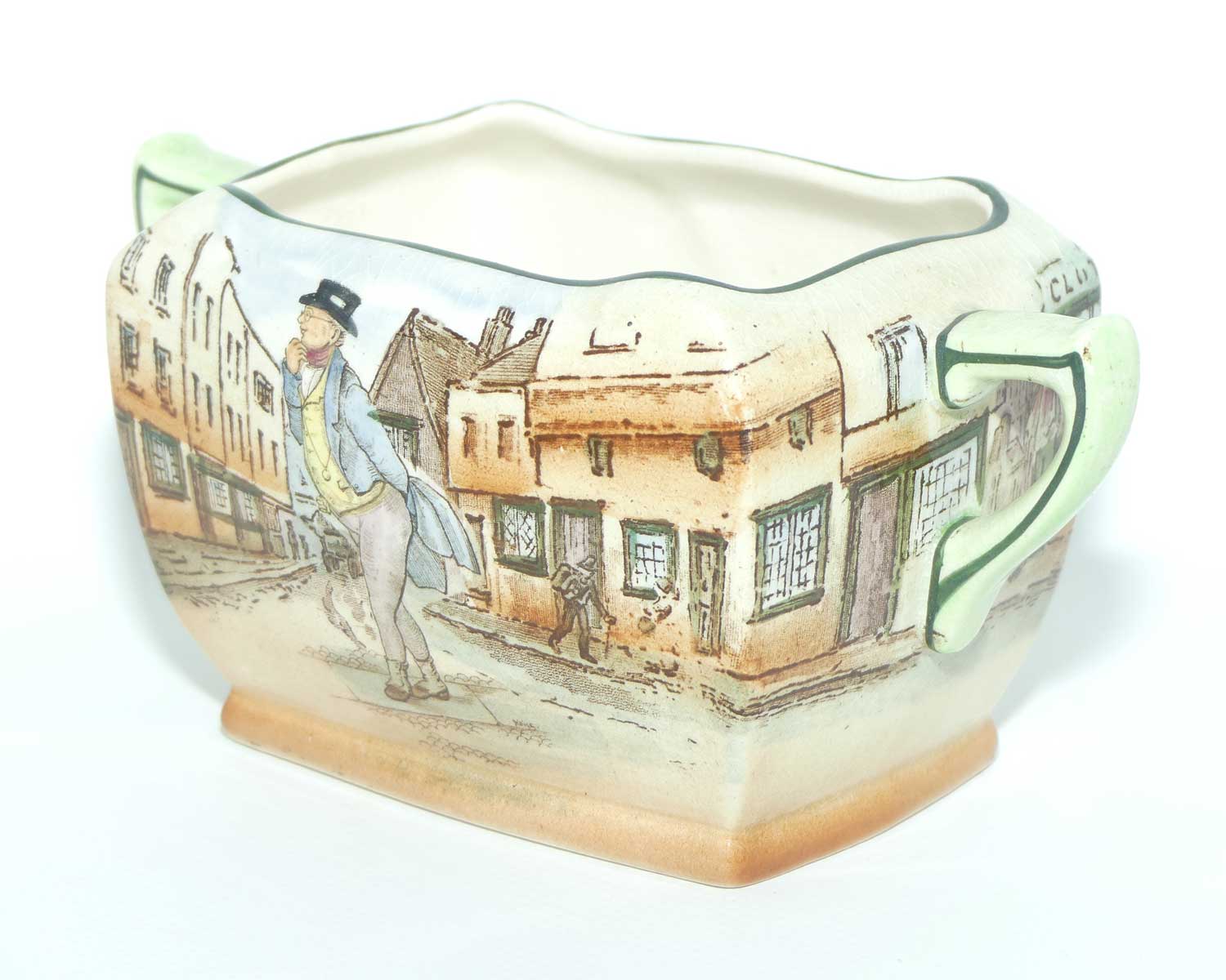 Royal Doulton Dickens Mr Pickwick open sugar bowl D2973