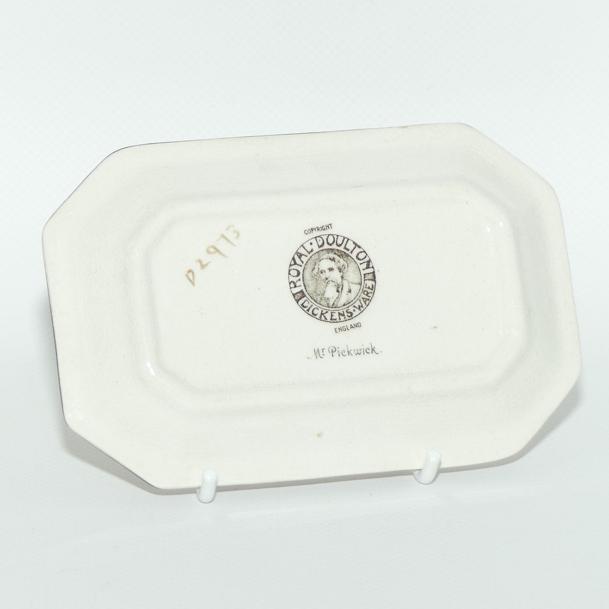 Royal Doulton Dickens Mr Pickwick small tray D2973