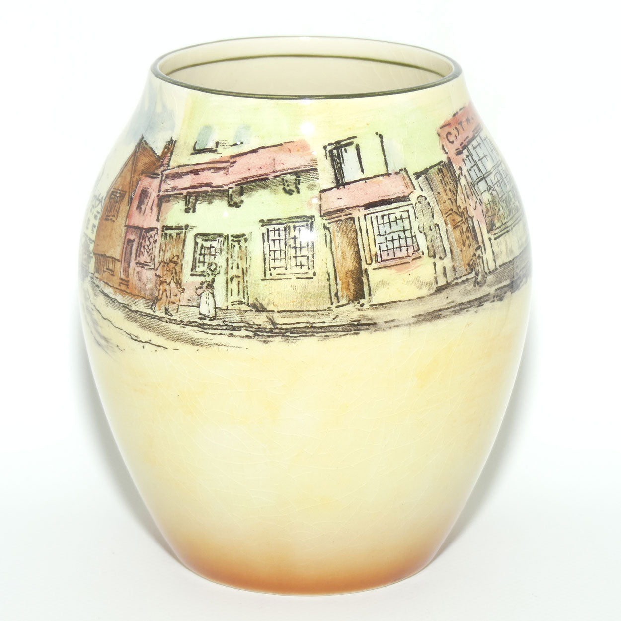 Royal Doulton Dickens Mr Pickwick bulbous vase D5175