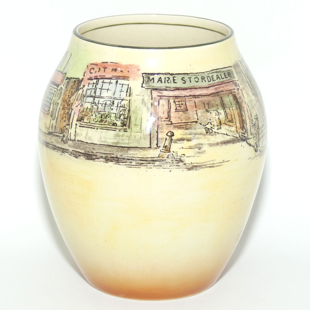 Royal Doulton Dickens Mr Pickwick bulbous vase D5175