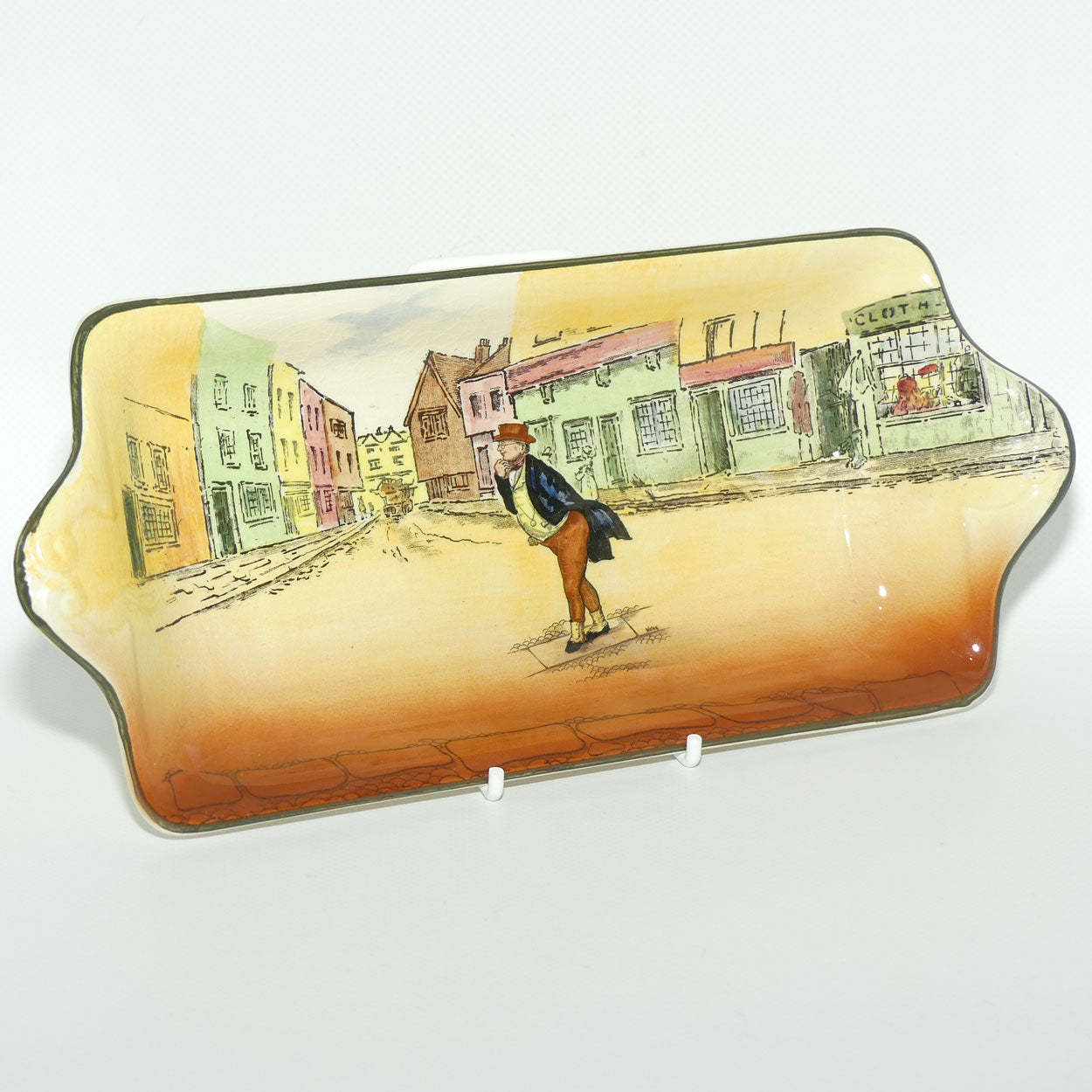 Royal Doulton Dickens Mr Pickwick York sandwich tray D5715
