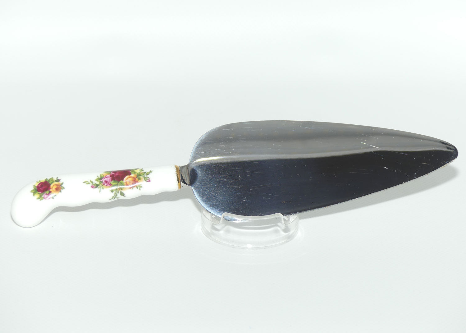 Royal Albert Bone China England Old Country Roses pie Server | Boxed