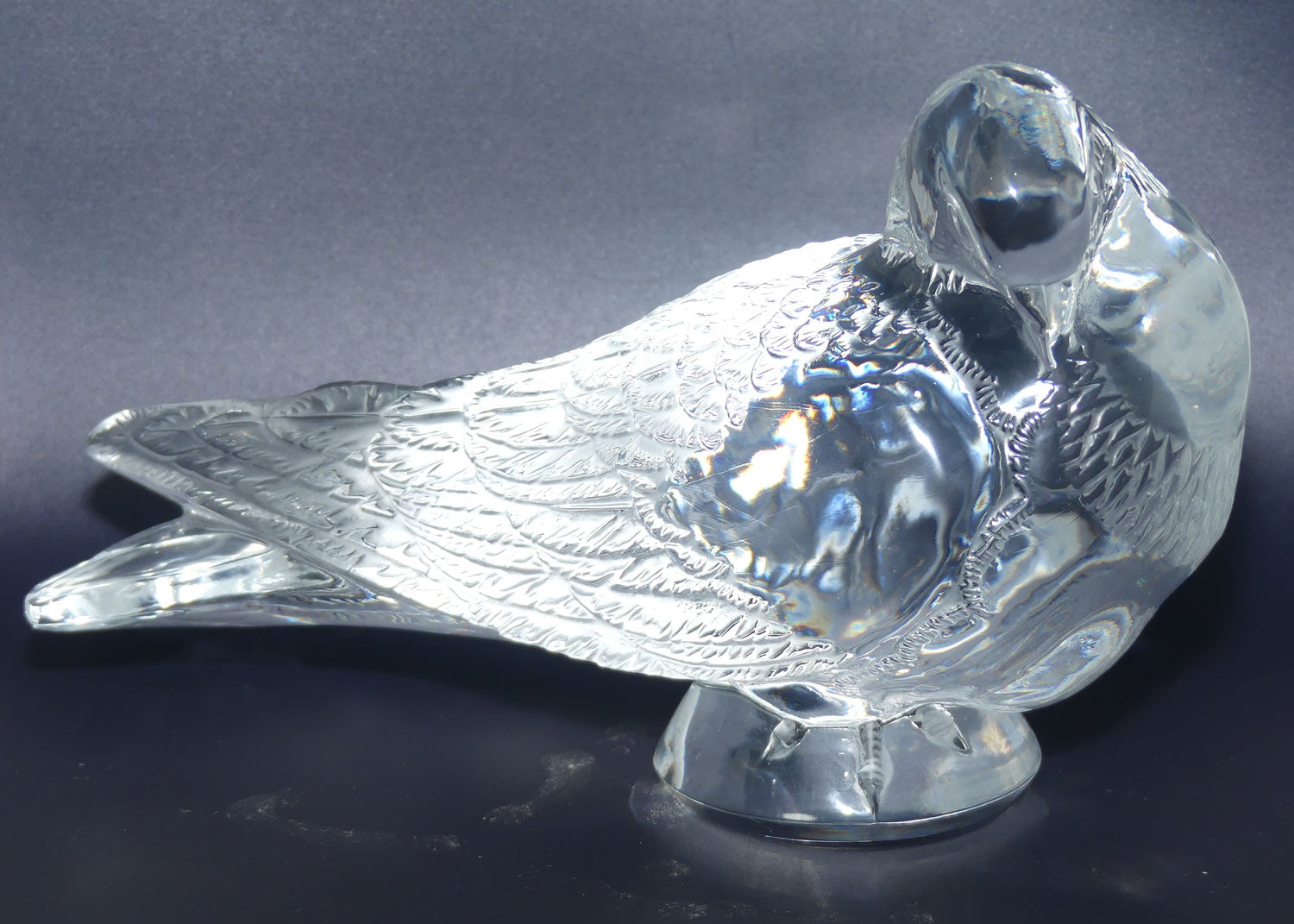 Lalique France Life size Pigeon figure | Pigeon Gand